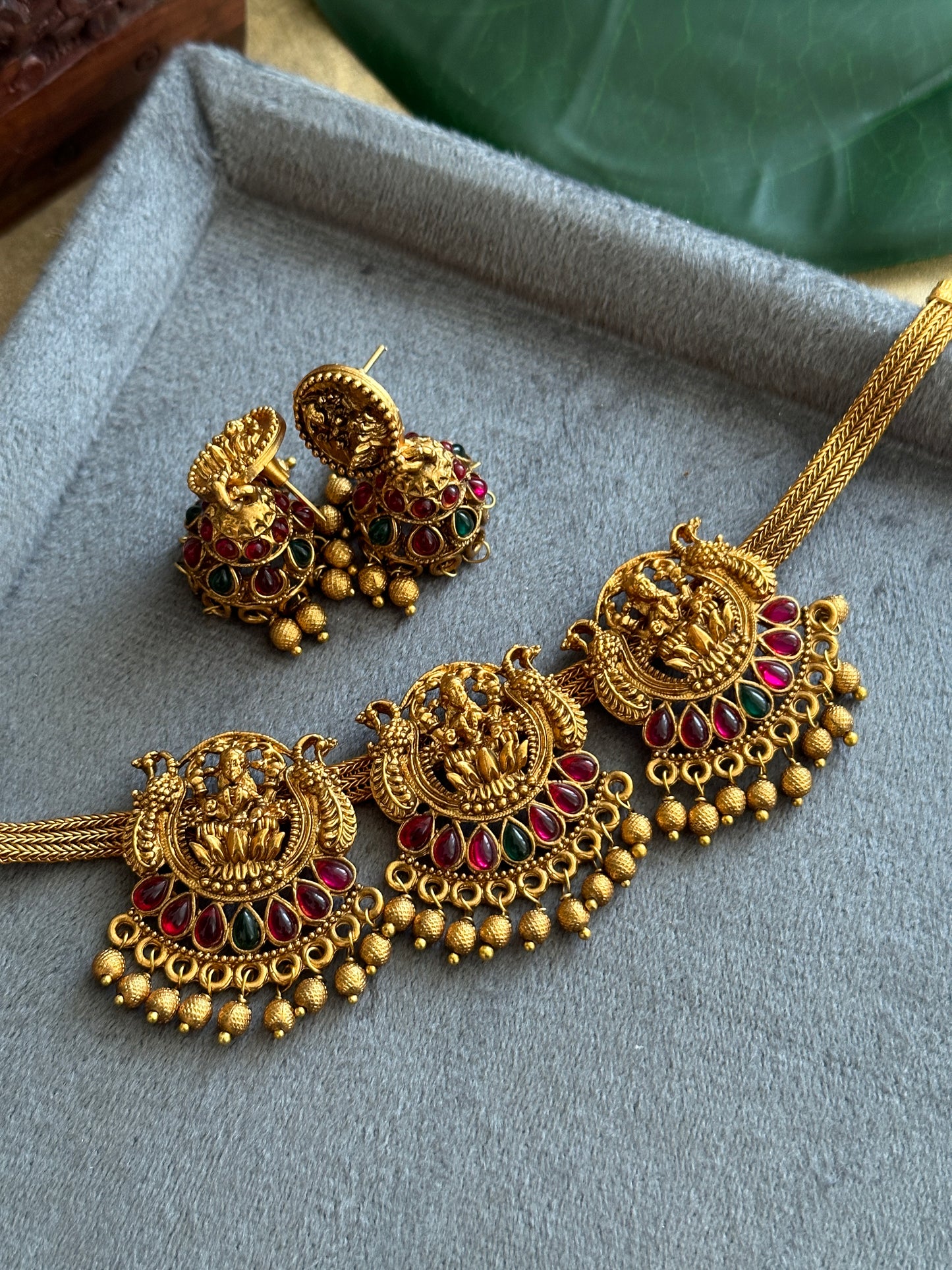 Tri Devi copper choker
