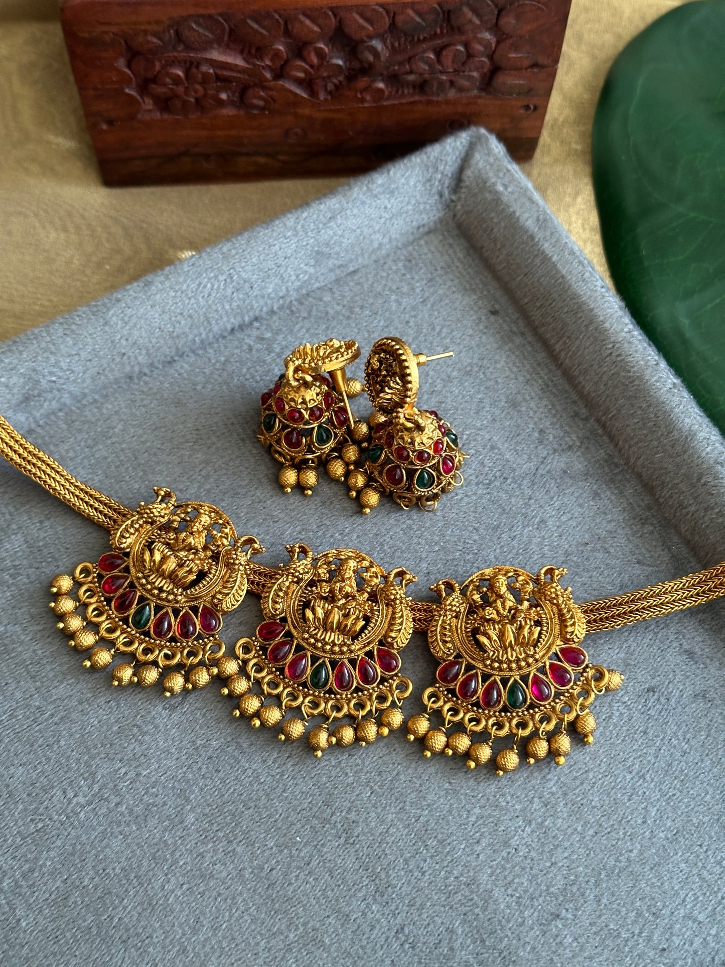 Tri Devi copper choker