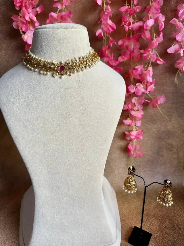 Shaarika AD Necklace
