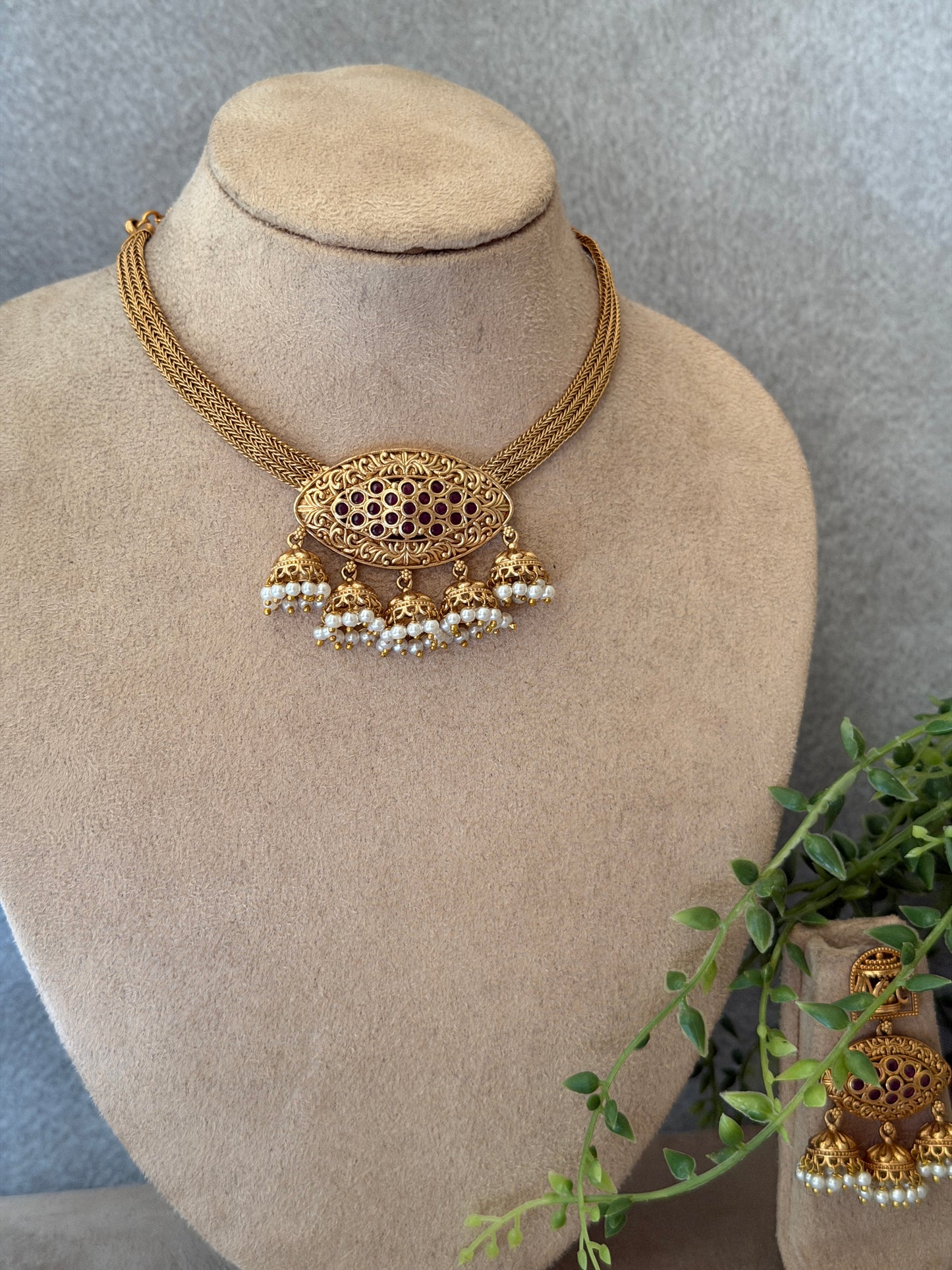 Mini Jhumka Copper Attigai