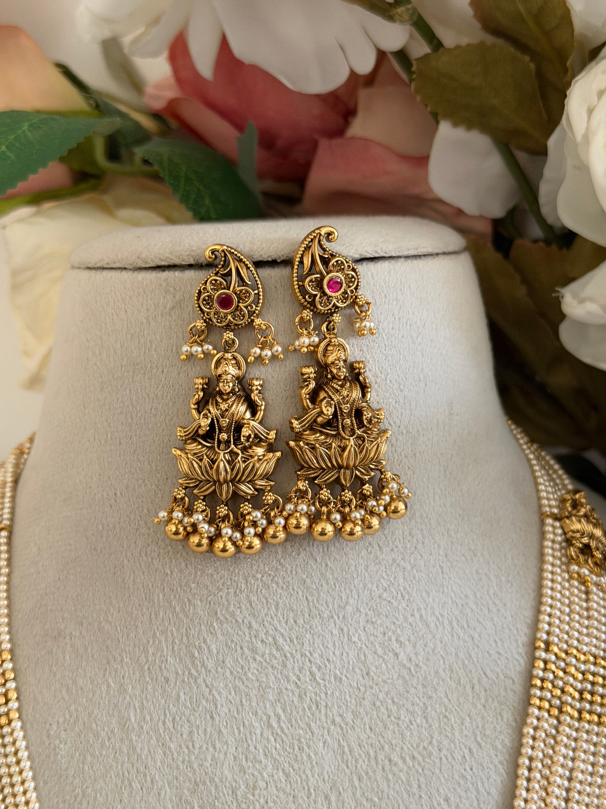 Bhimika Baby Pearl Haaram set