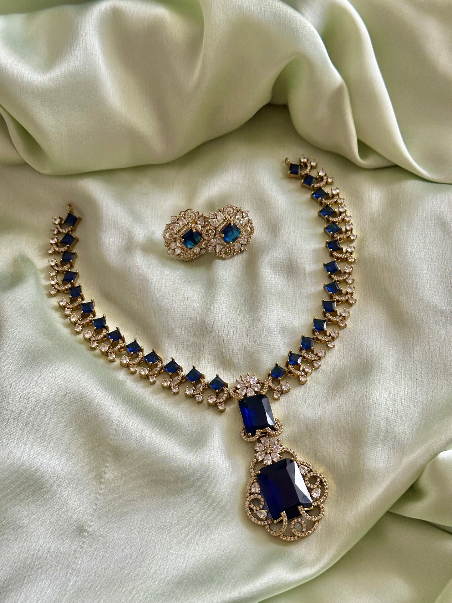 Nita Ambani Short Haaram Sapphire