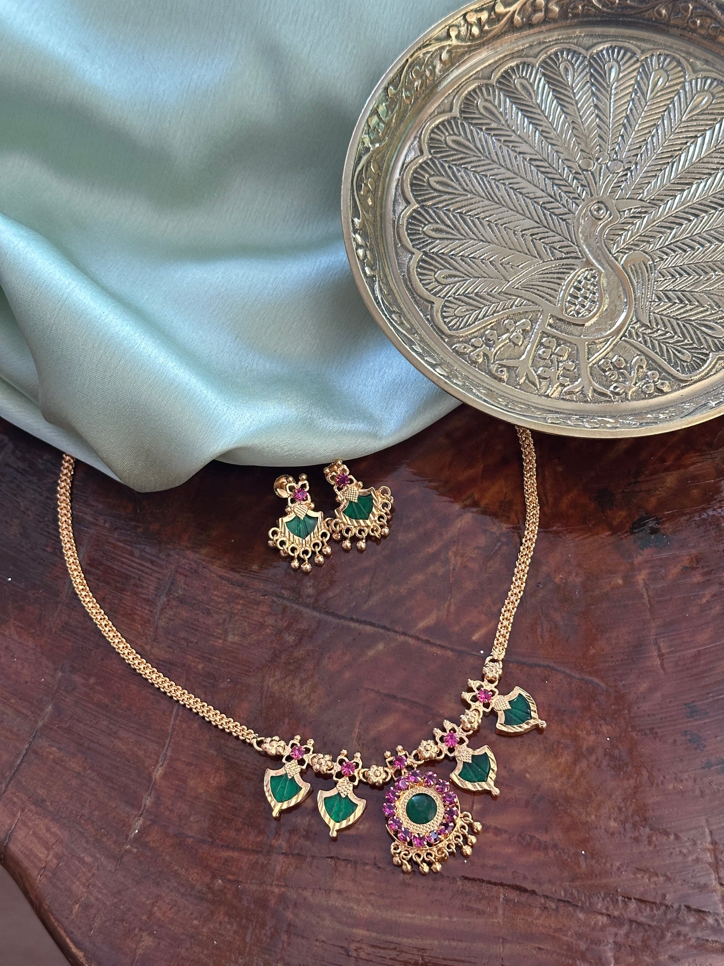 One gram Gold Plated Palakka Maala