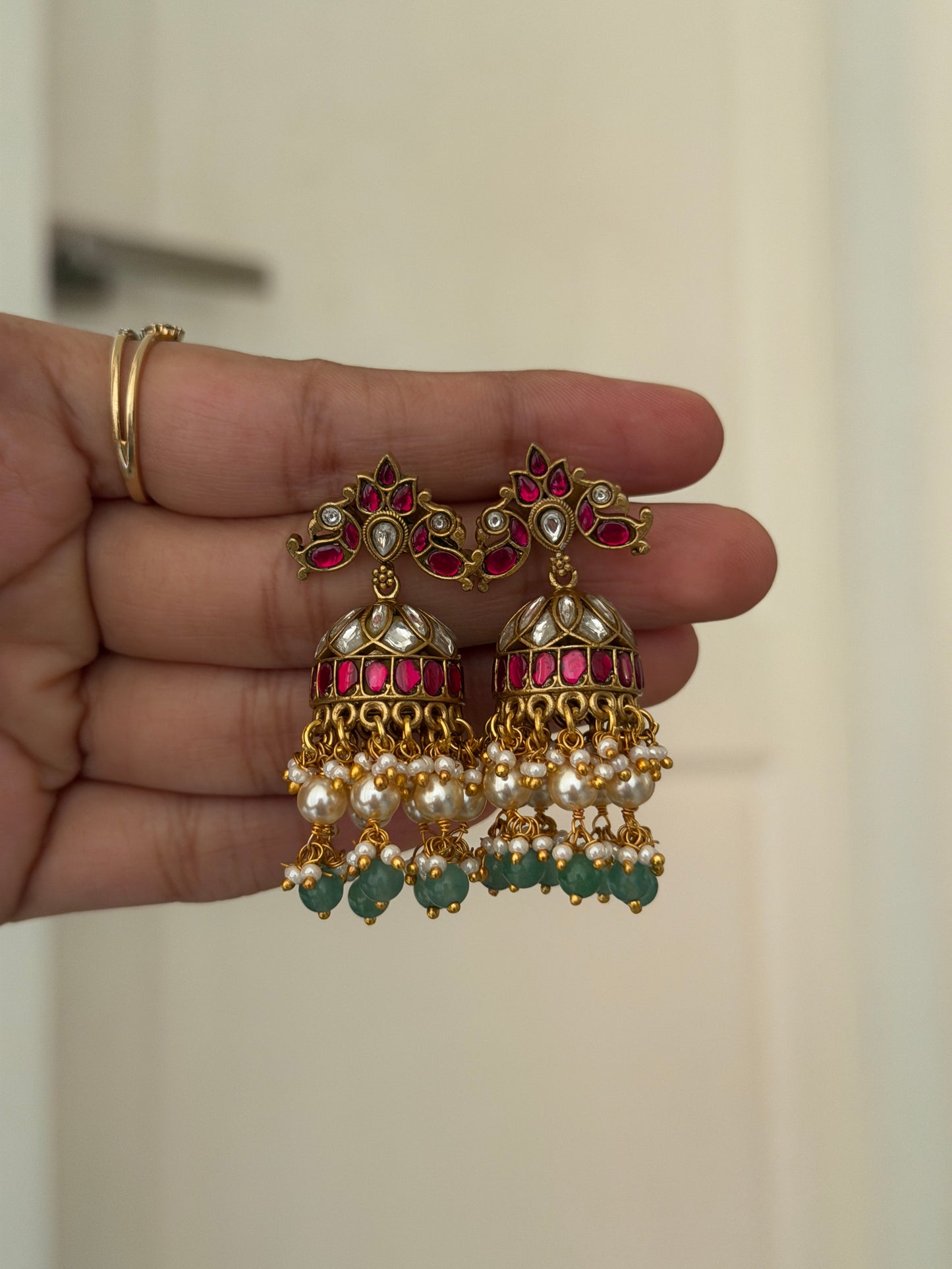 Aarcha Jadau Jhumkas