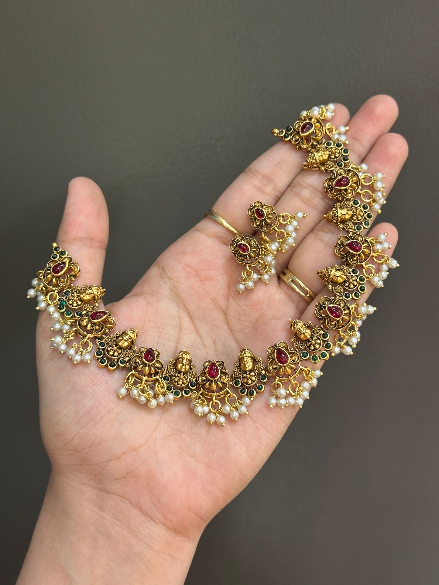 Velnkatheshwara Guttapusalu Necklace