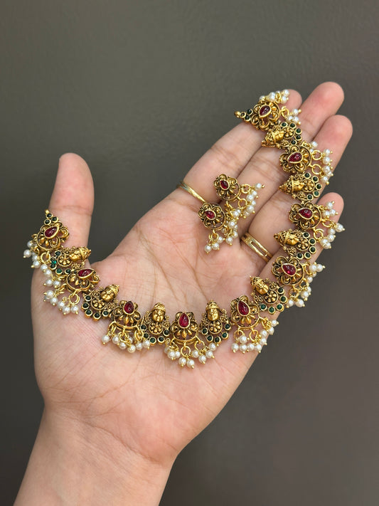 Velnkatheshwara Guttapusalu Necklace