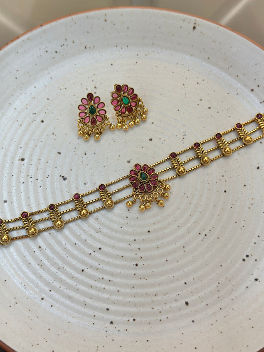 Kemp three line choker