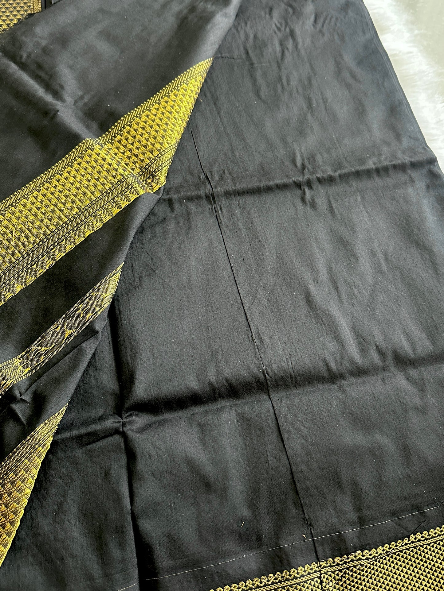 Black Kalyani Cotton Saree