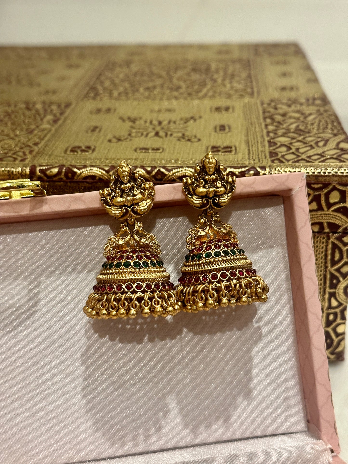 Devi Kemp Ghungroo Jhumkas