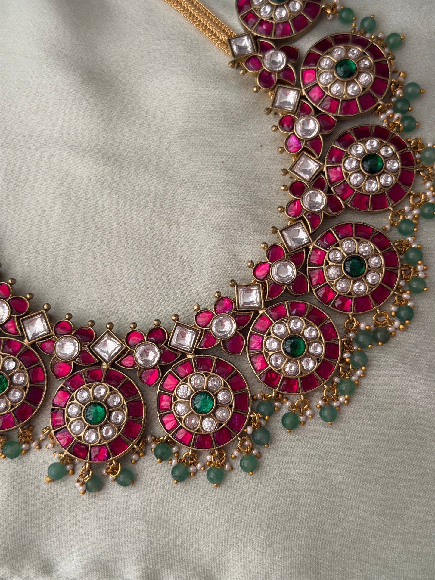 Chakra Jadau Premium Necklace