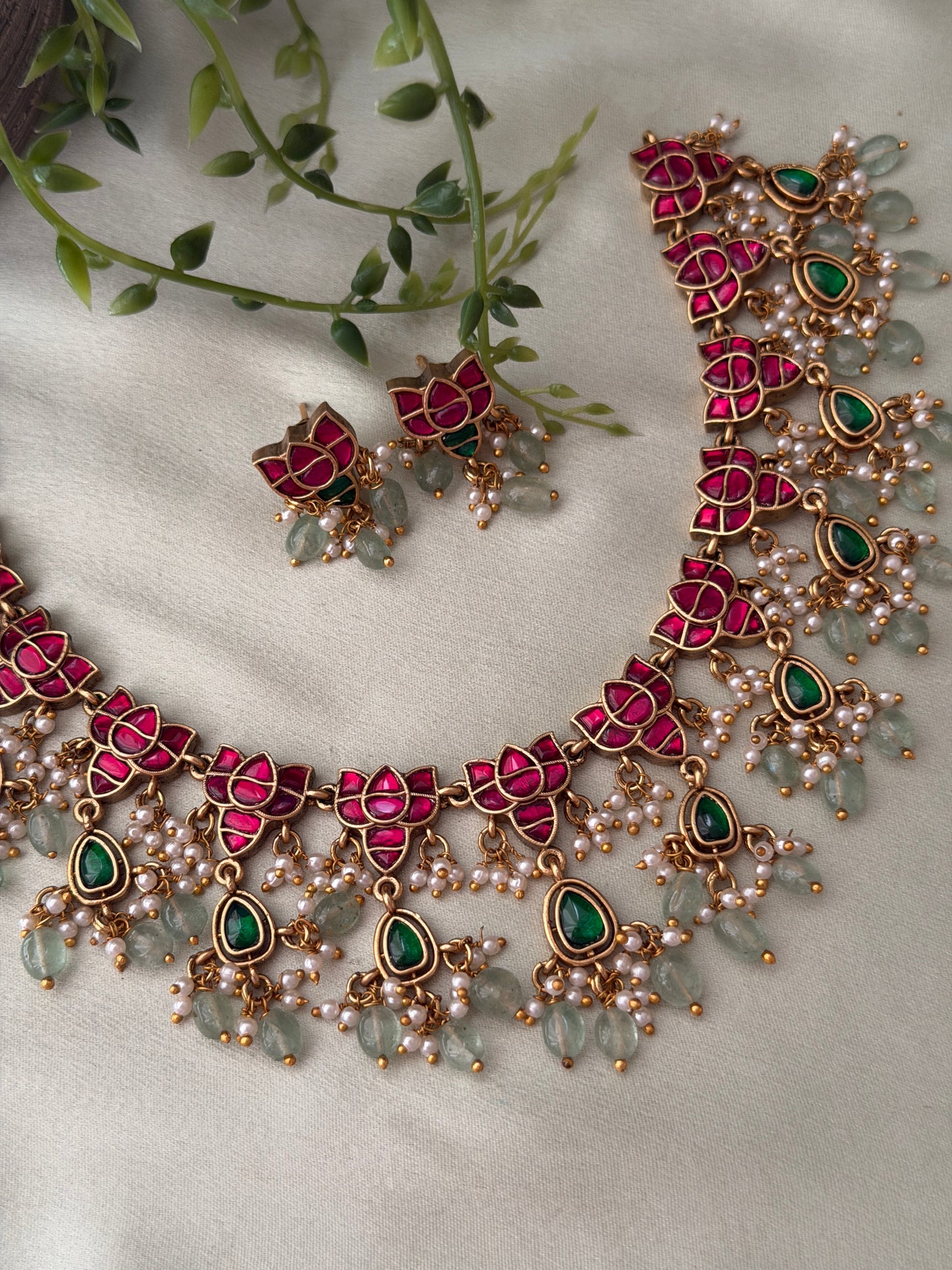 Jadau Kamala Necklace