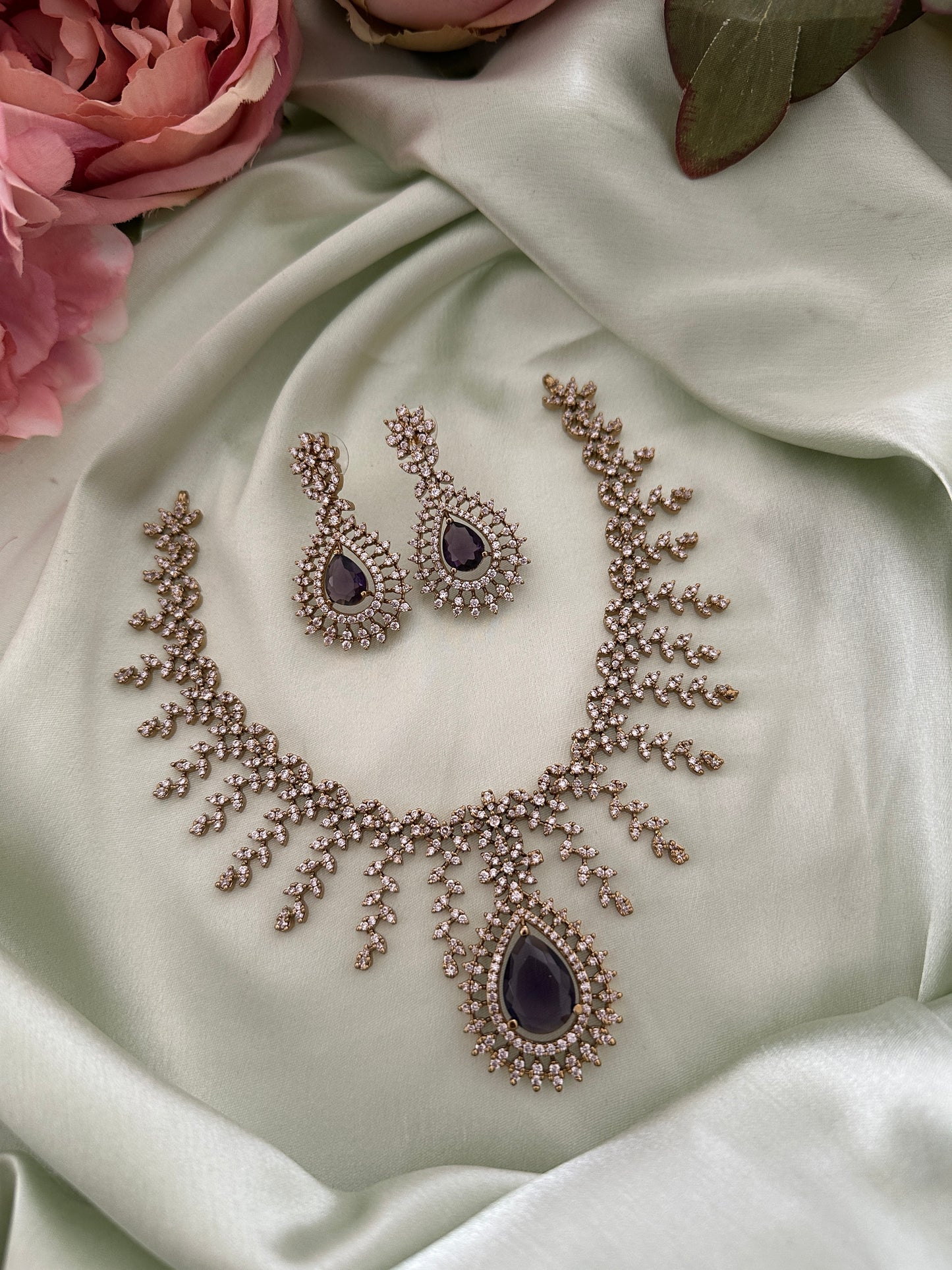 AD Pendant Vine Necklace