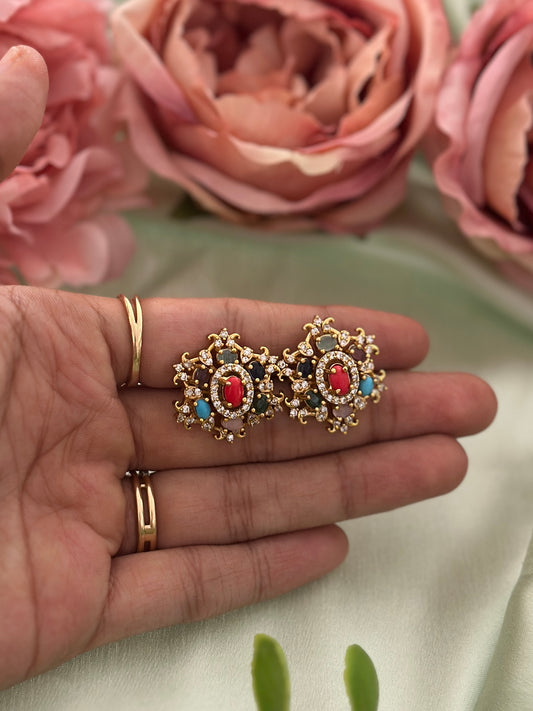 Sajna Navaratna Studs