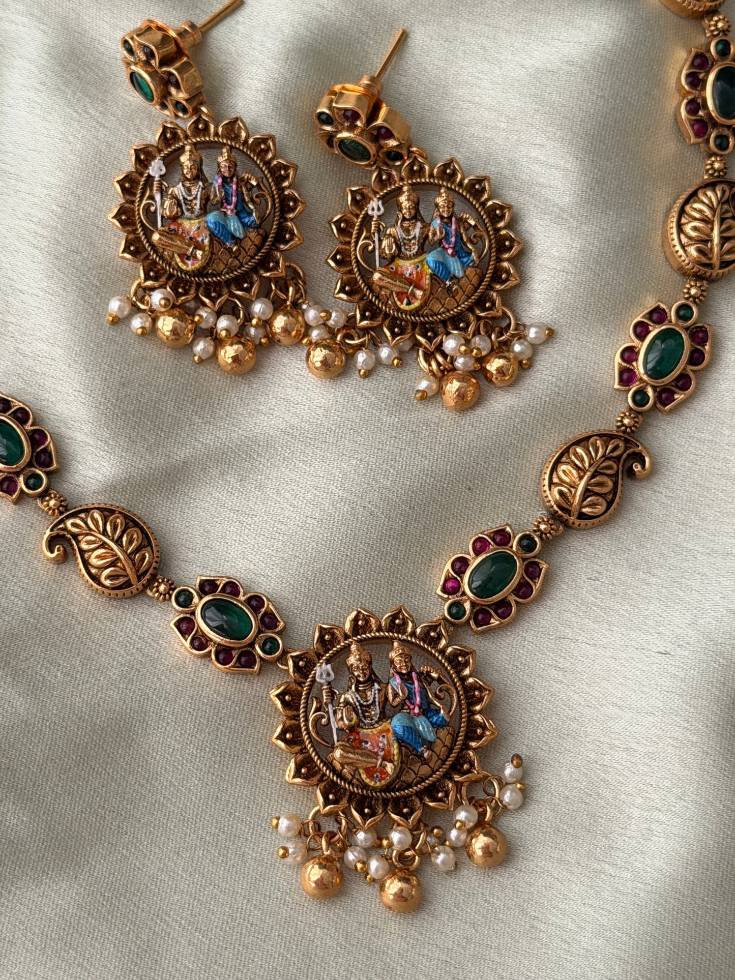 Agrata Meenakari Necklace