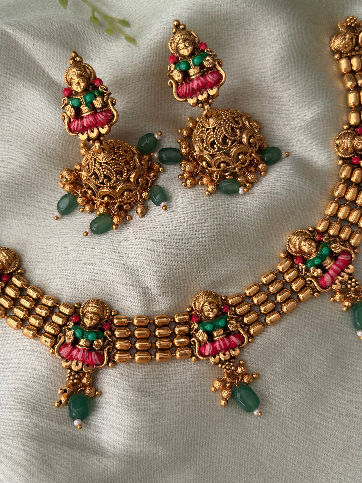 Agnimukha Meenakari Necklace