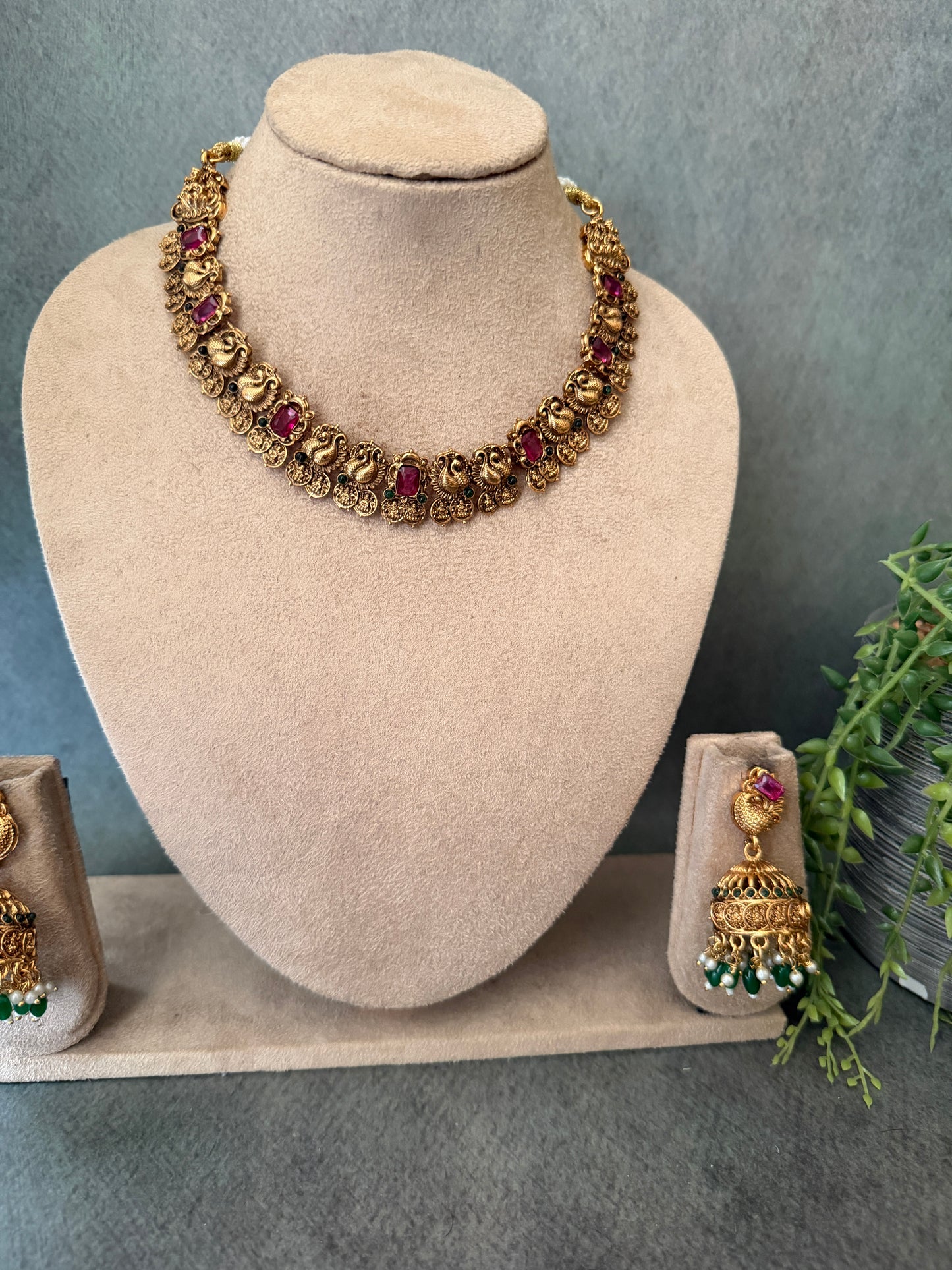 Budgeted Ruby Antique Necklace