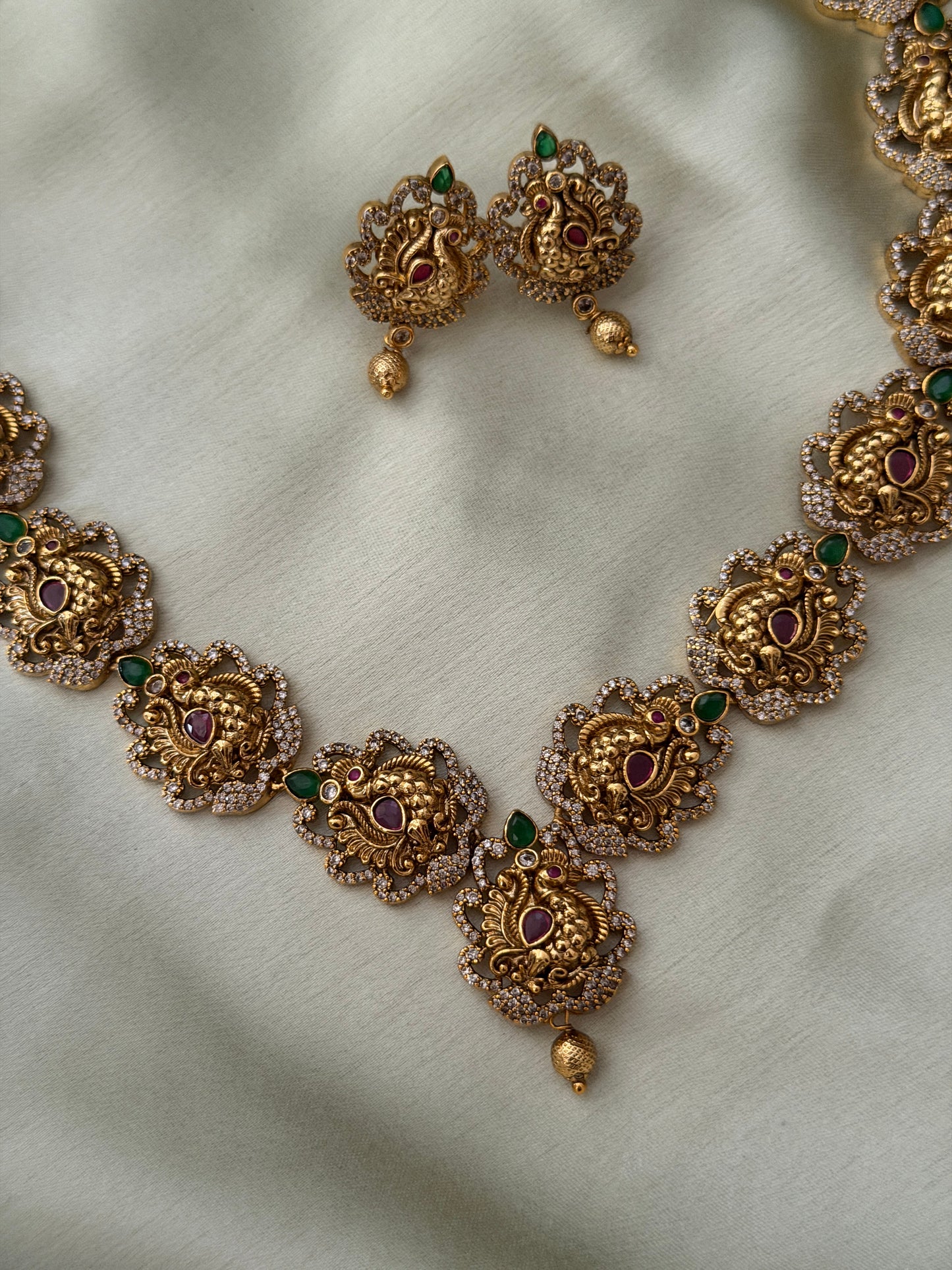 Tarini Peacock Necklace