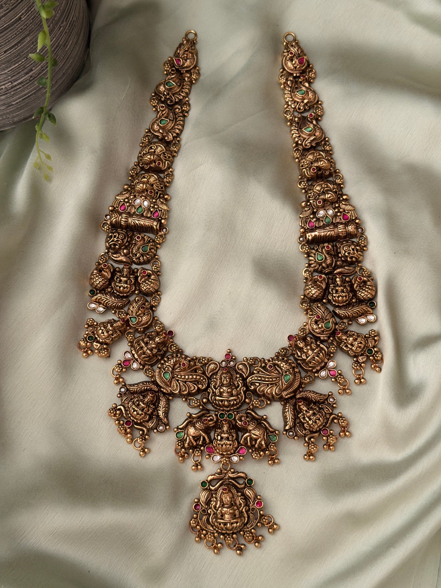 Pankaja 1Gm Gold Replica Haaram