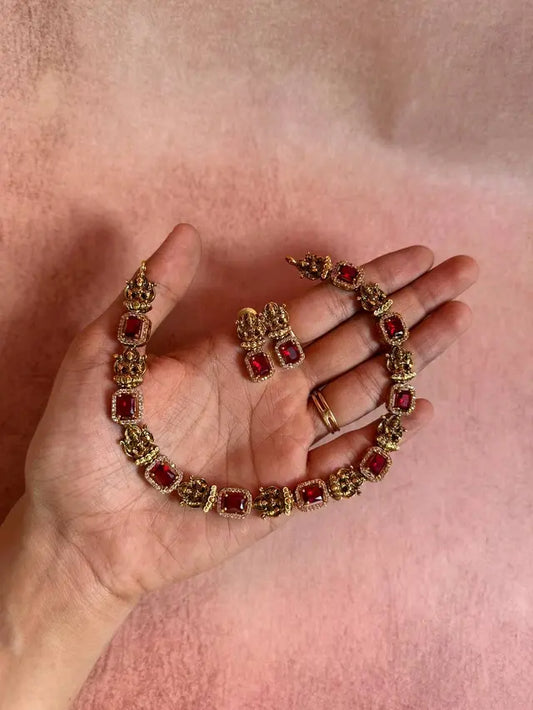 AD x Antique Gold Fusion Necklace