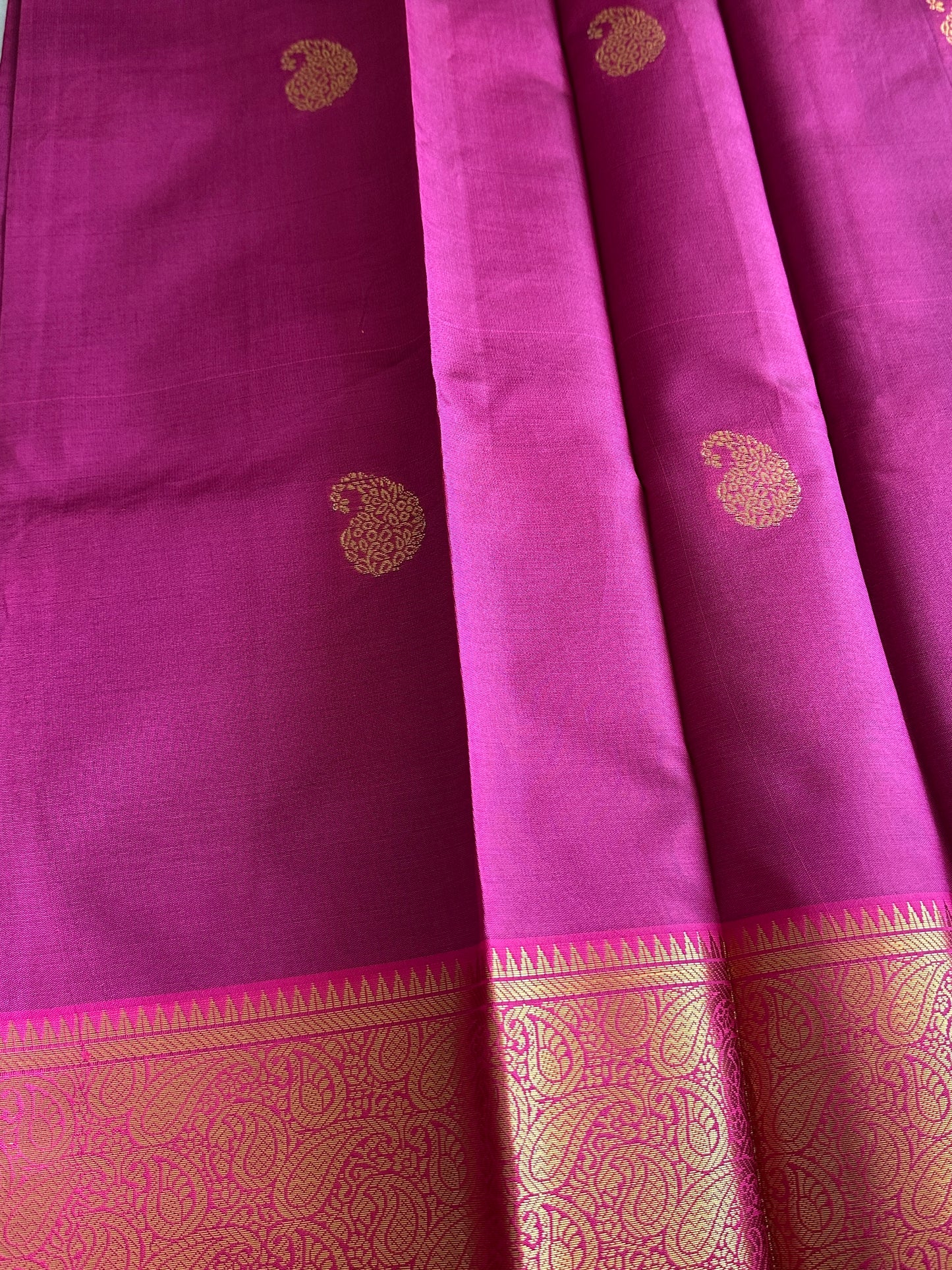 Sapphire Manga Butta Soft Silk Saree