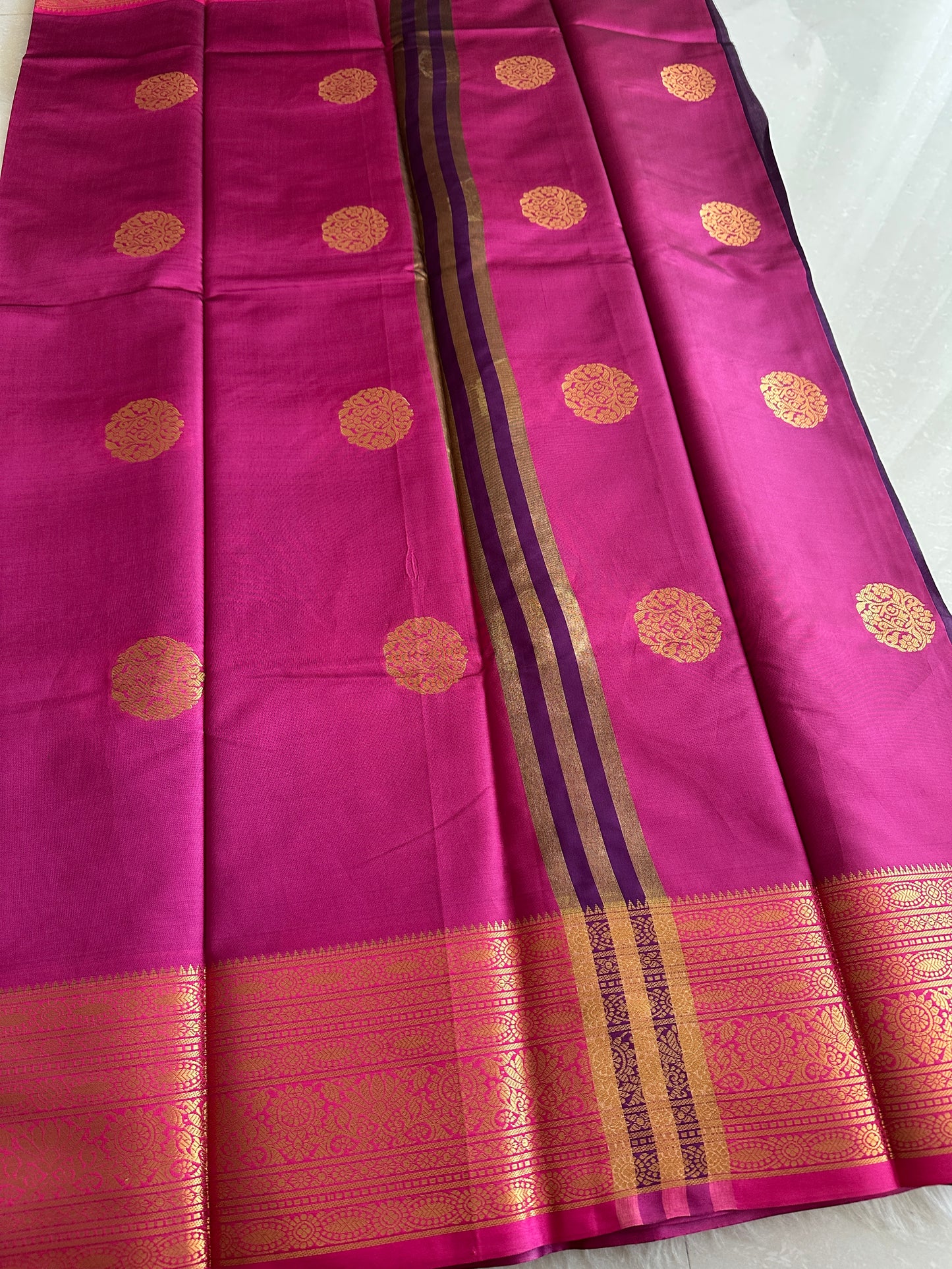 Violet Soft Silk Saree