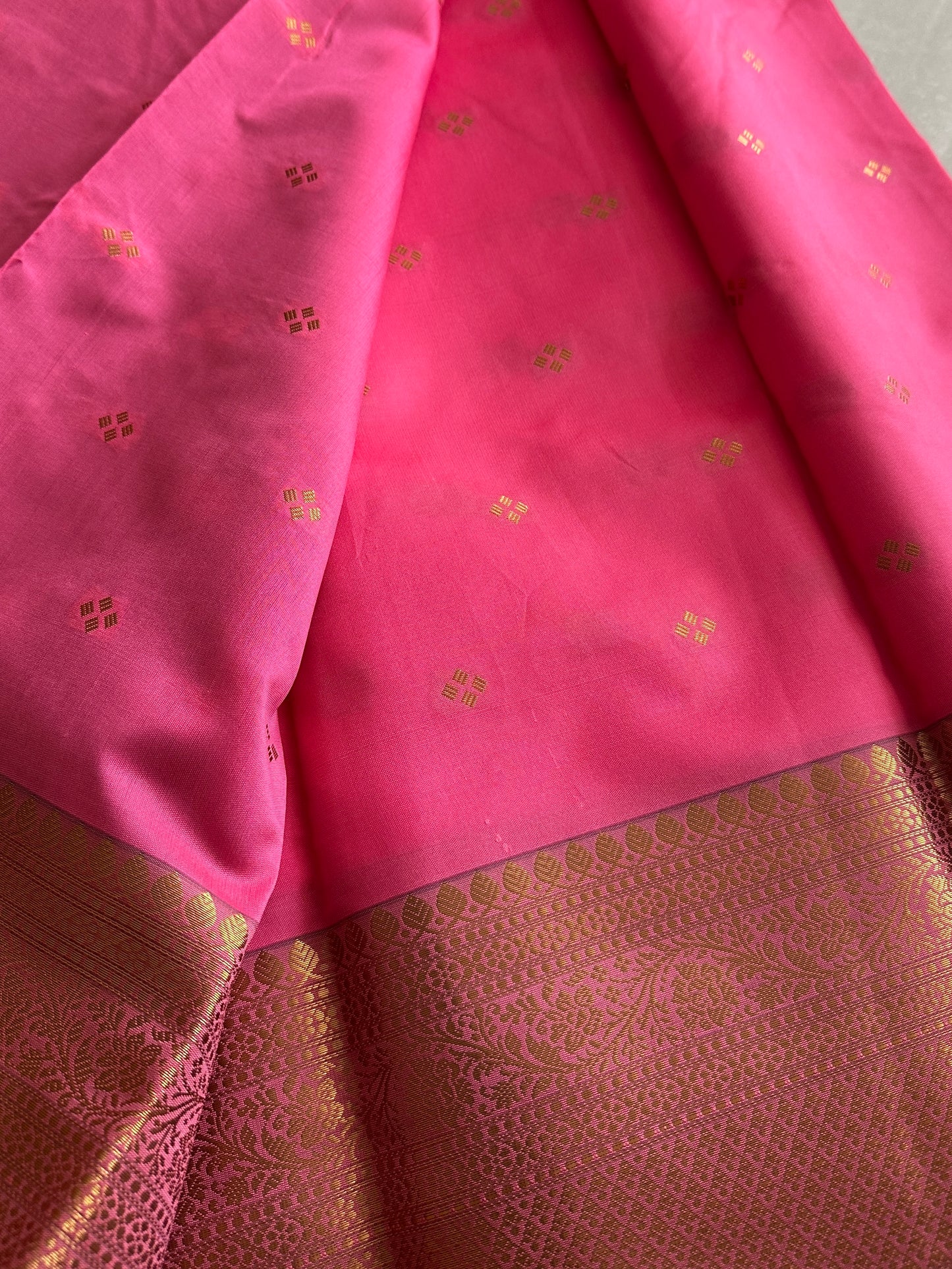 Powder Peach Soft Silk Saree