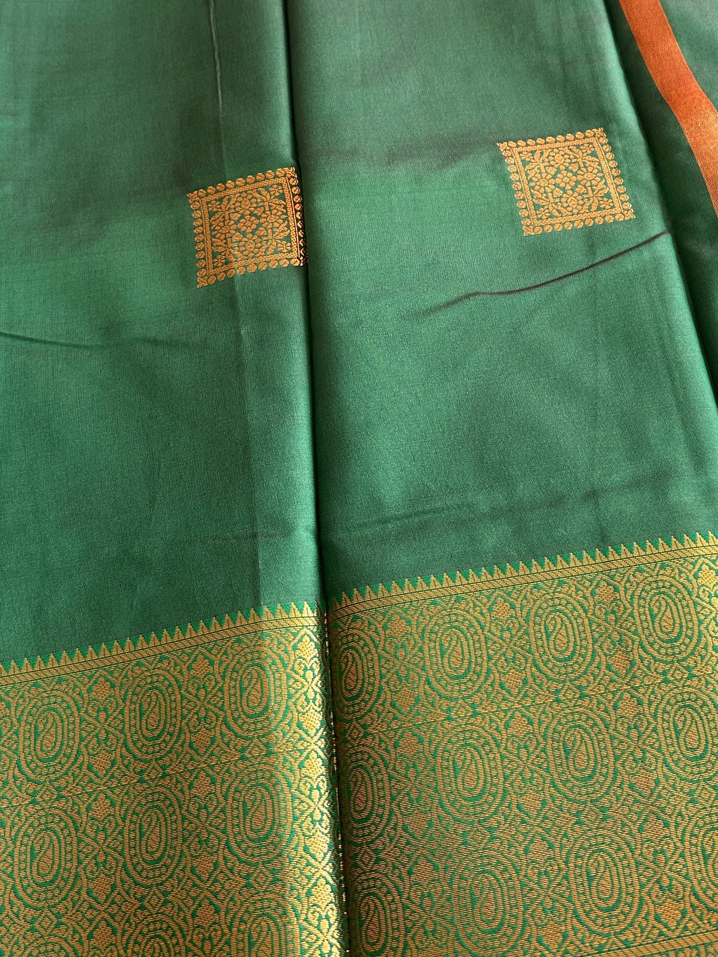 Cadbury Purple Soft Silk Saree