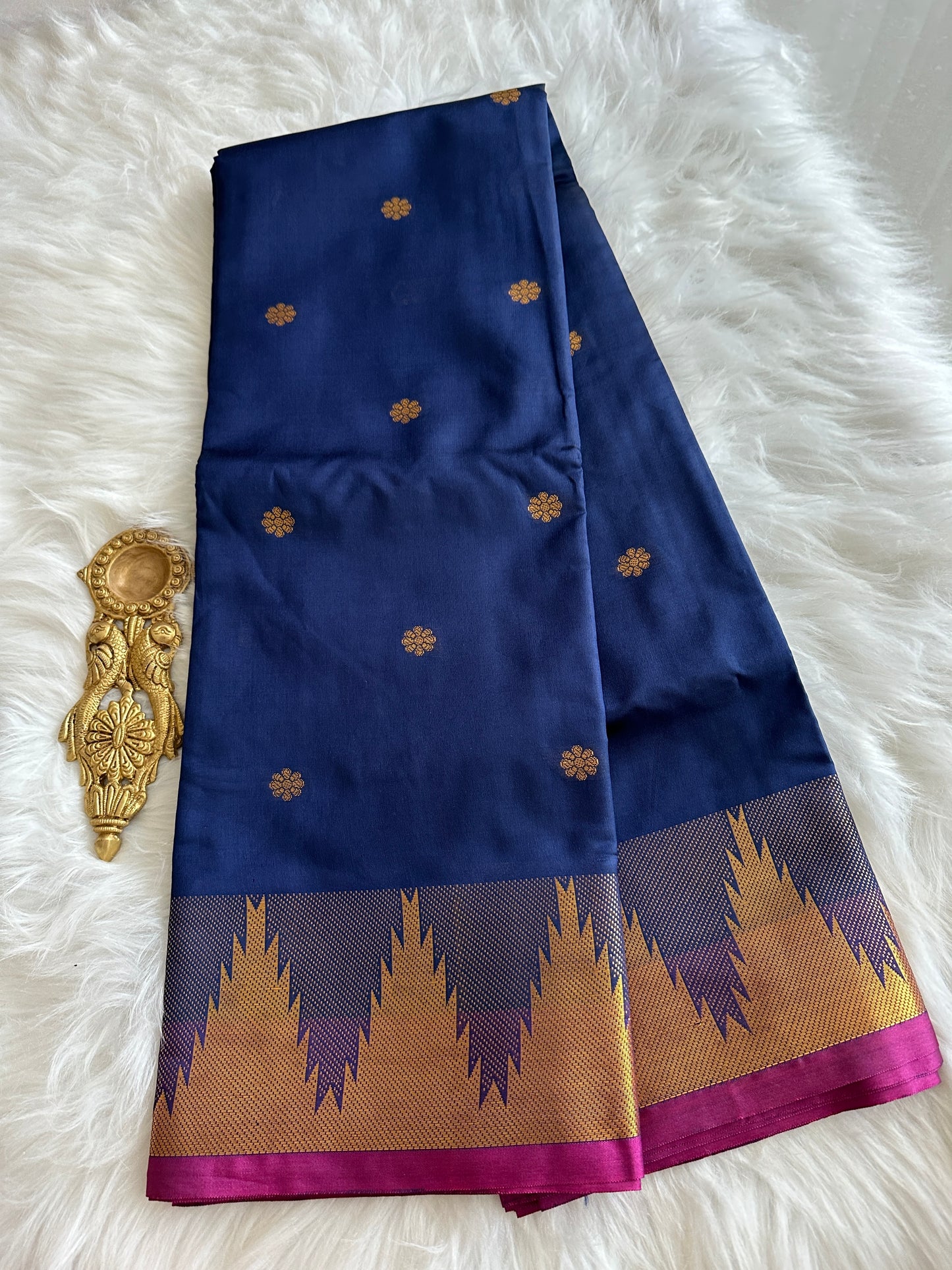 Royal Blue Soft Silk Saree