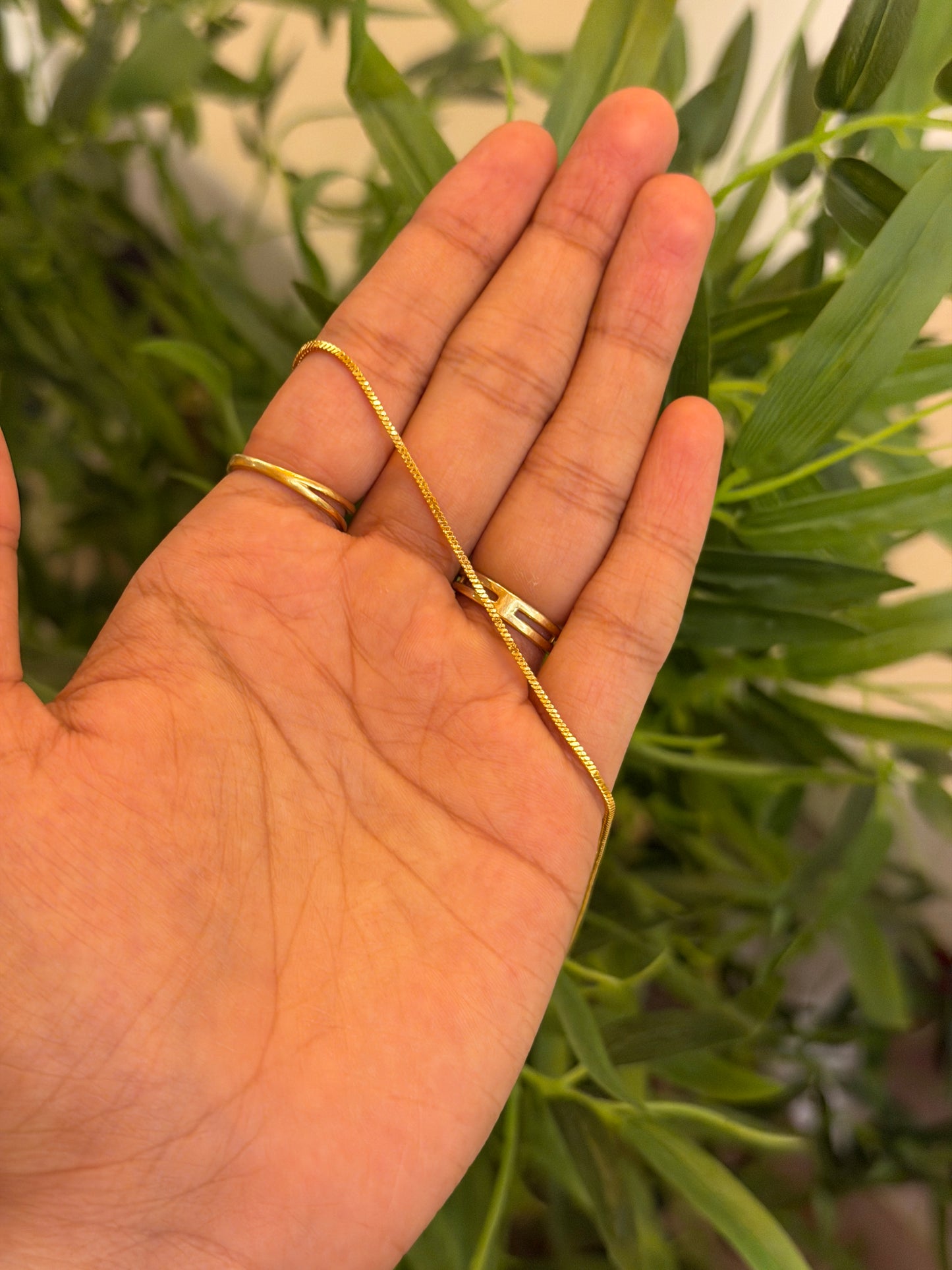 Anti Tarnish Gold Chain