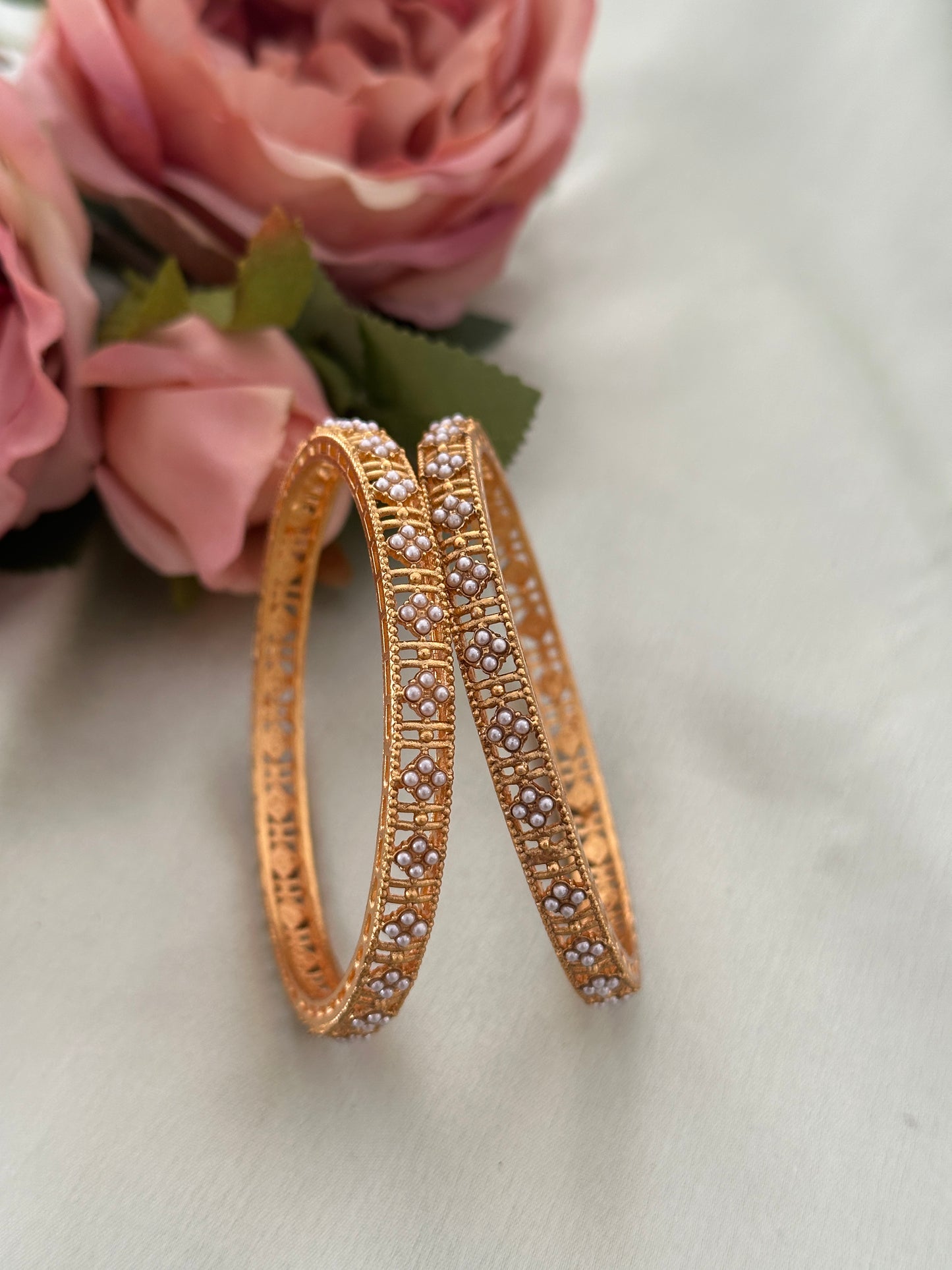 Jasmine Bangles (Set of 2)