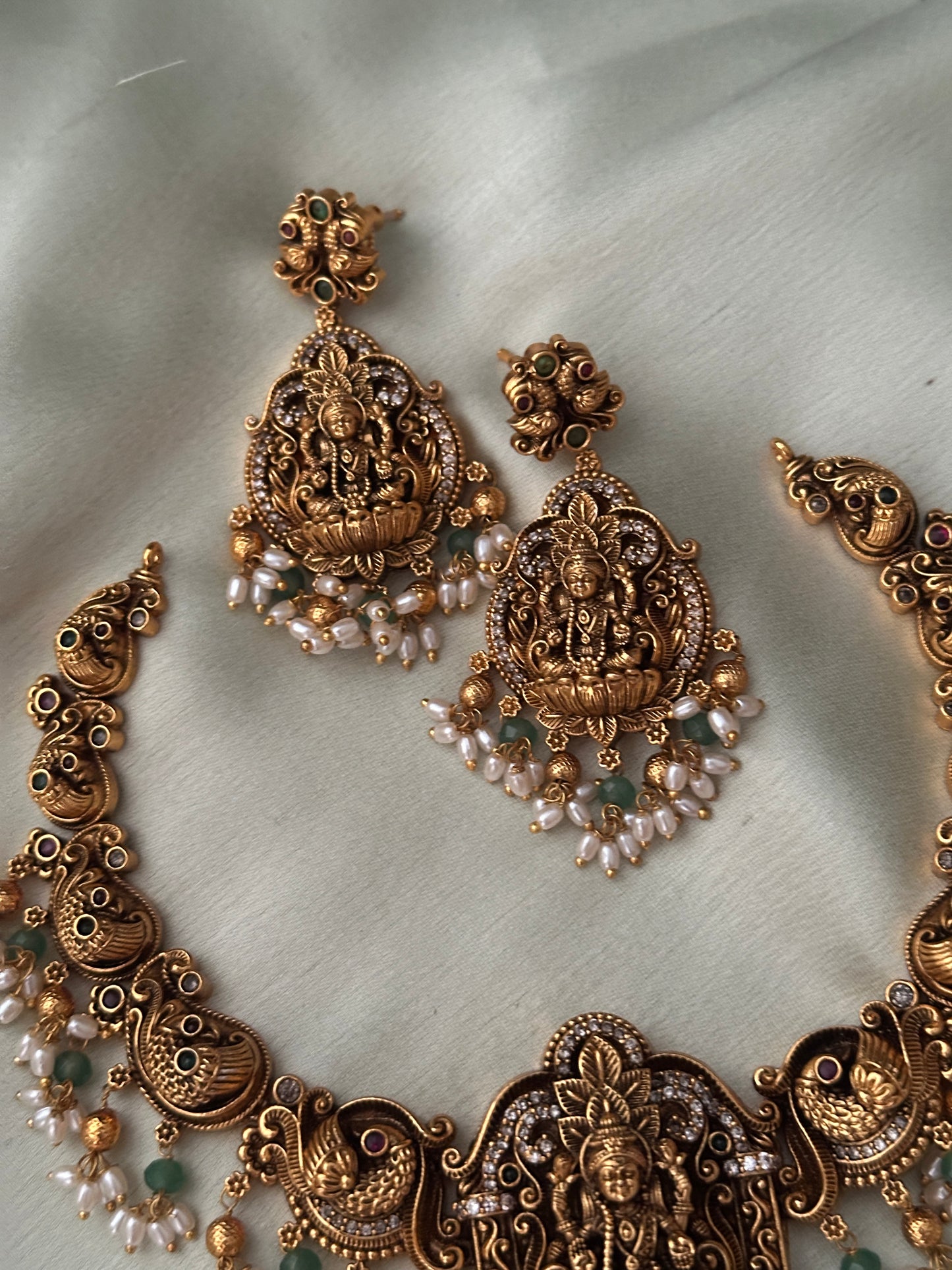 Kadhuram Gold Replica Necklace