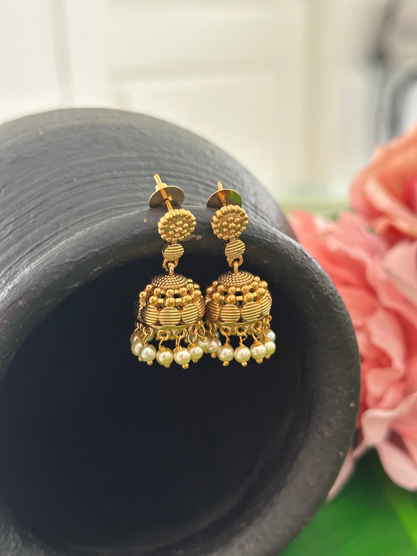 Non Idol Baby Coin Haaram with Jhumkas