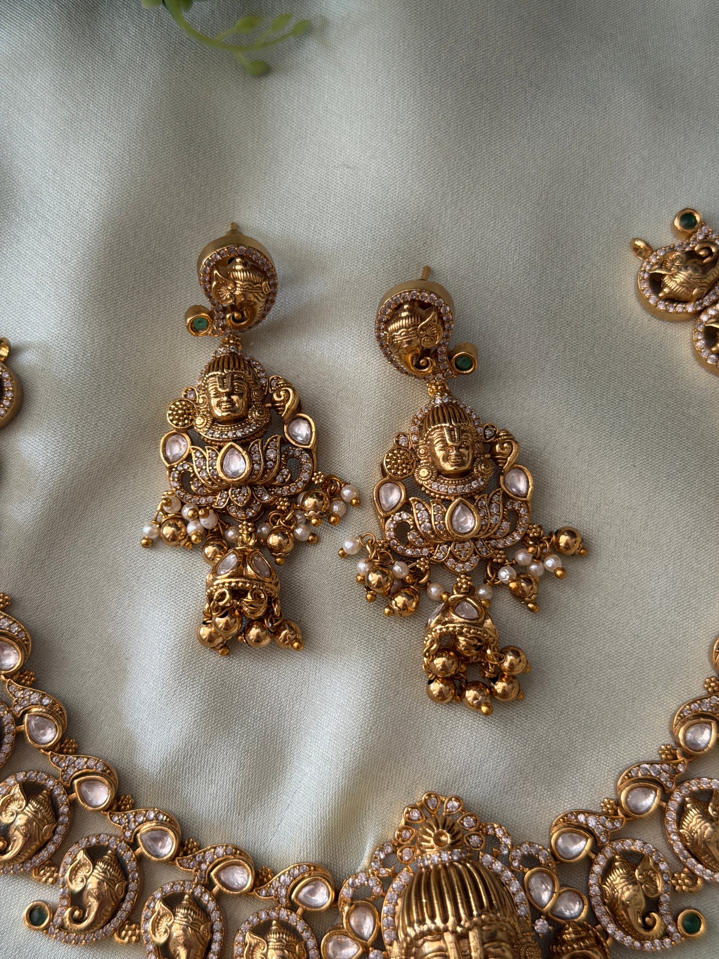 Perumal Polki Necklace