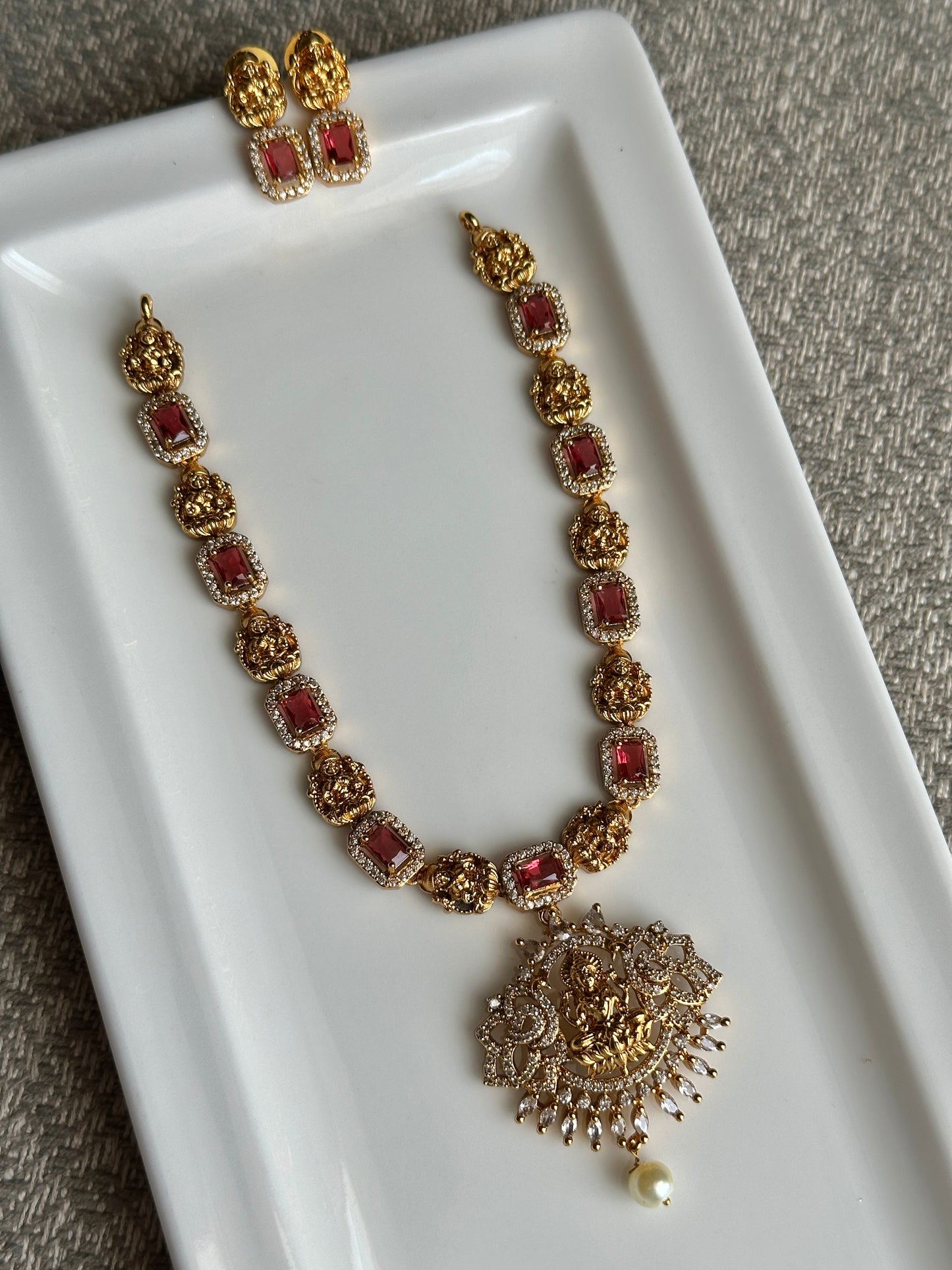 AD x Lakshmi Pendant Necklace