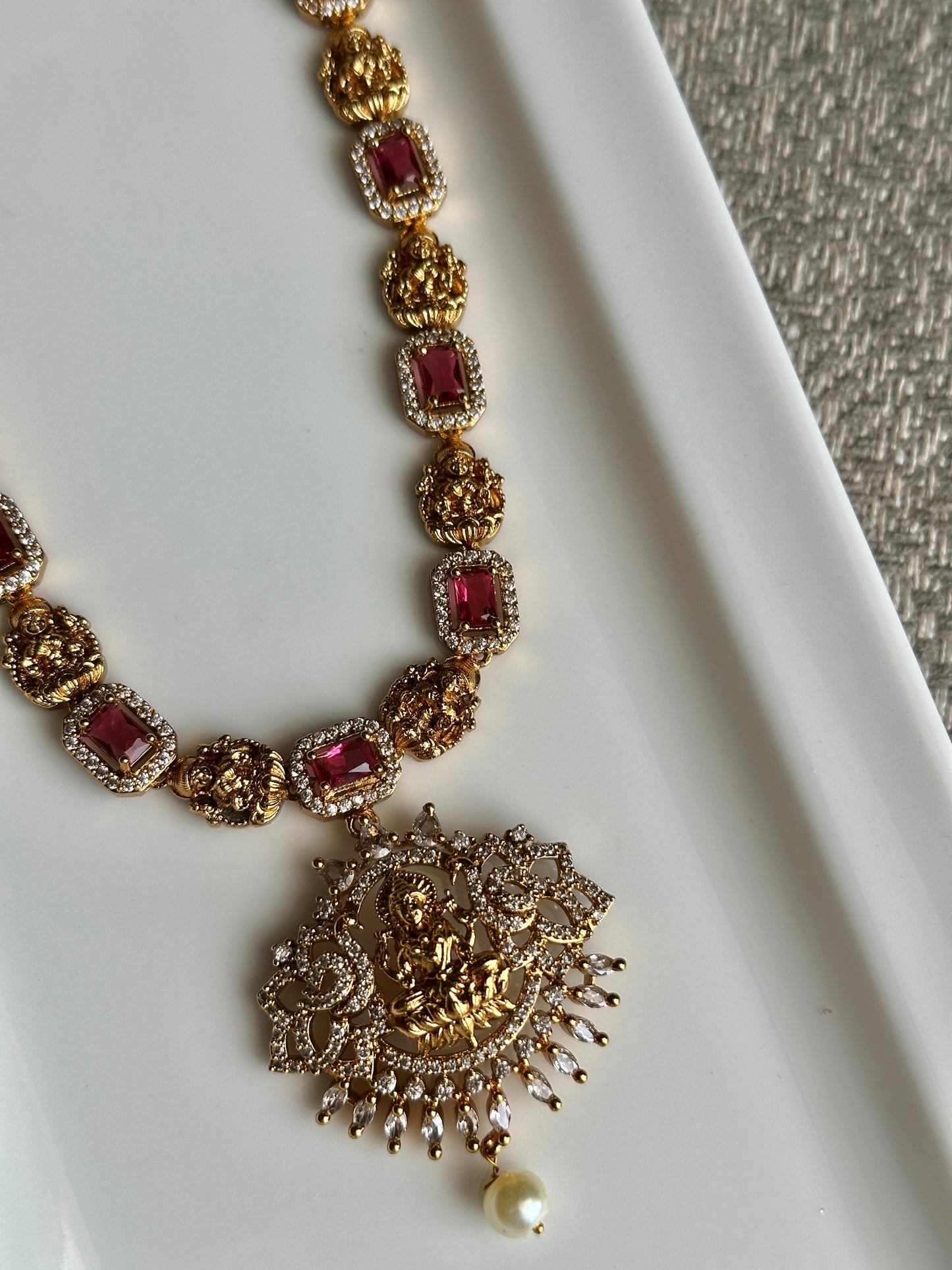 AD x Lakshmi Pendant Necklace
