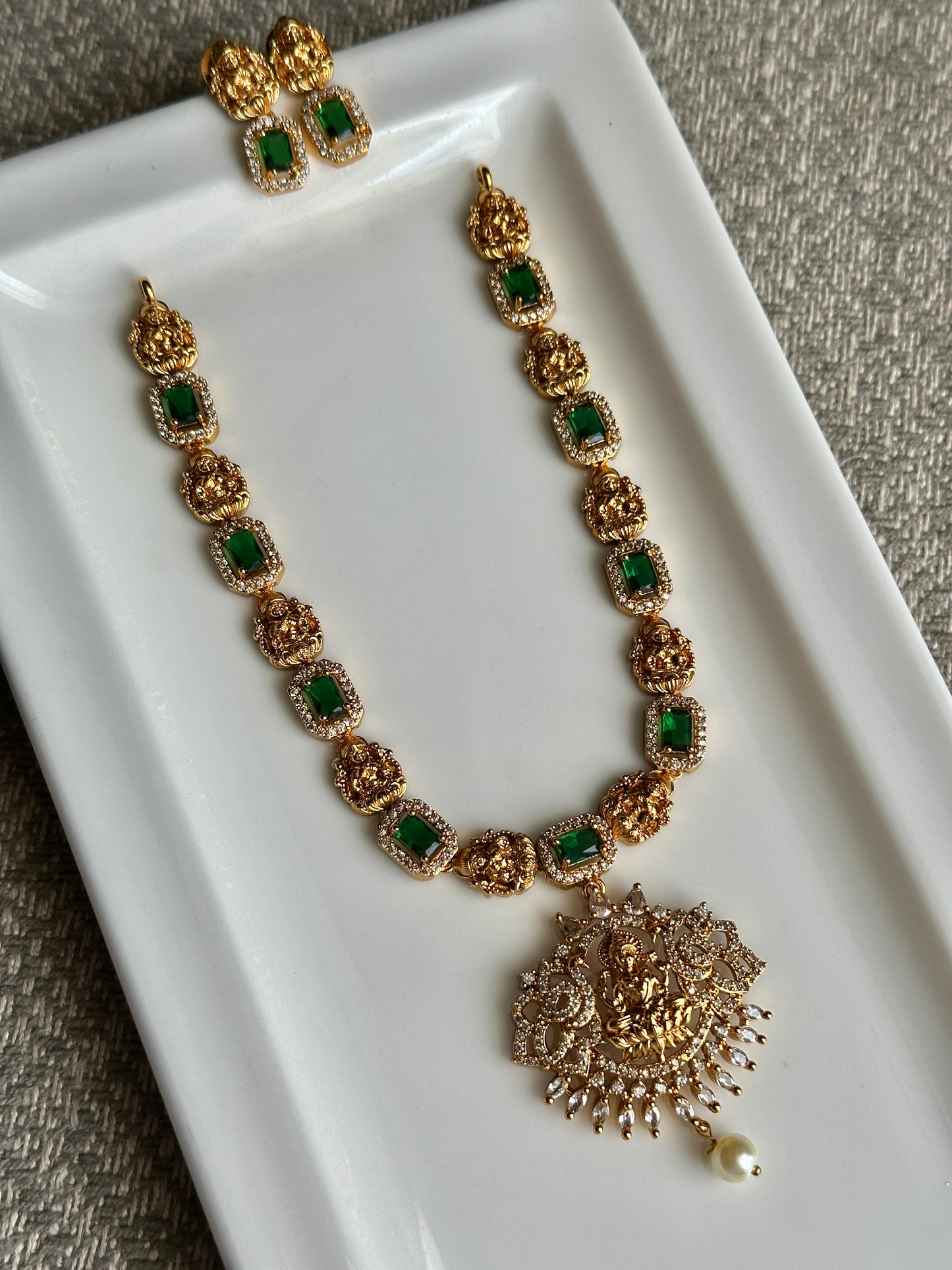 AD x Lakshmi Pendant Necklace