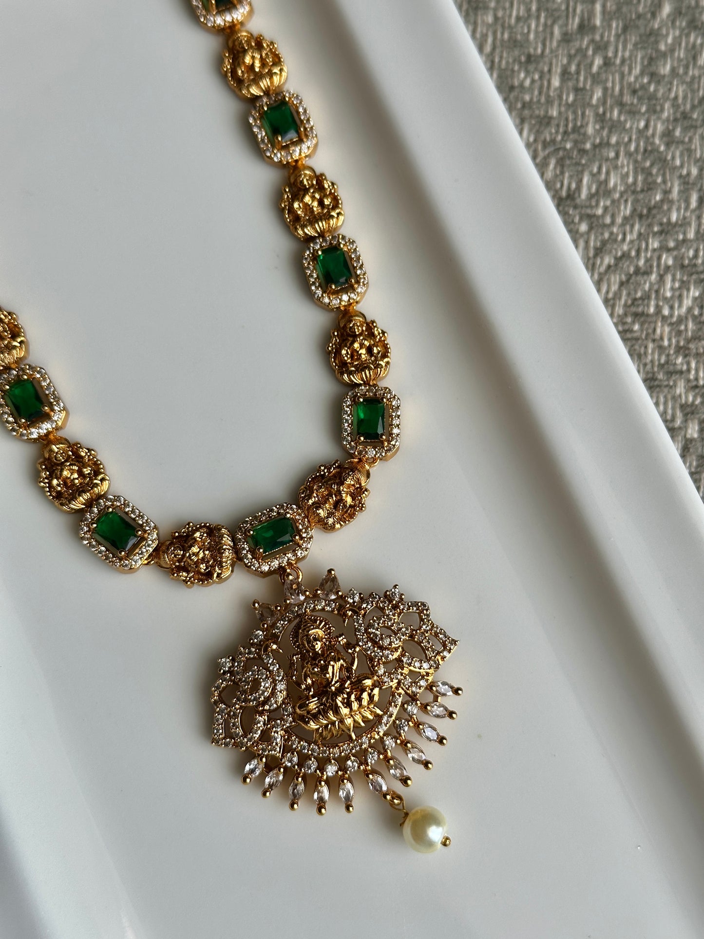 AD x Lakshmi Pendant Necklace