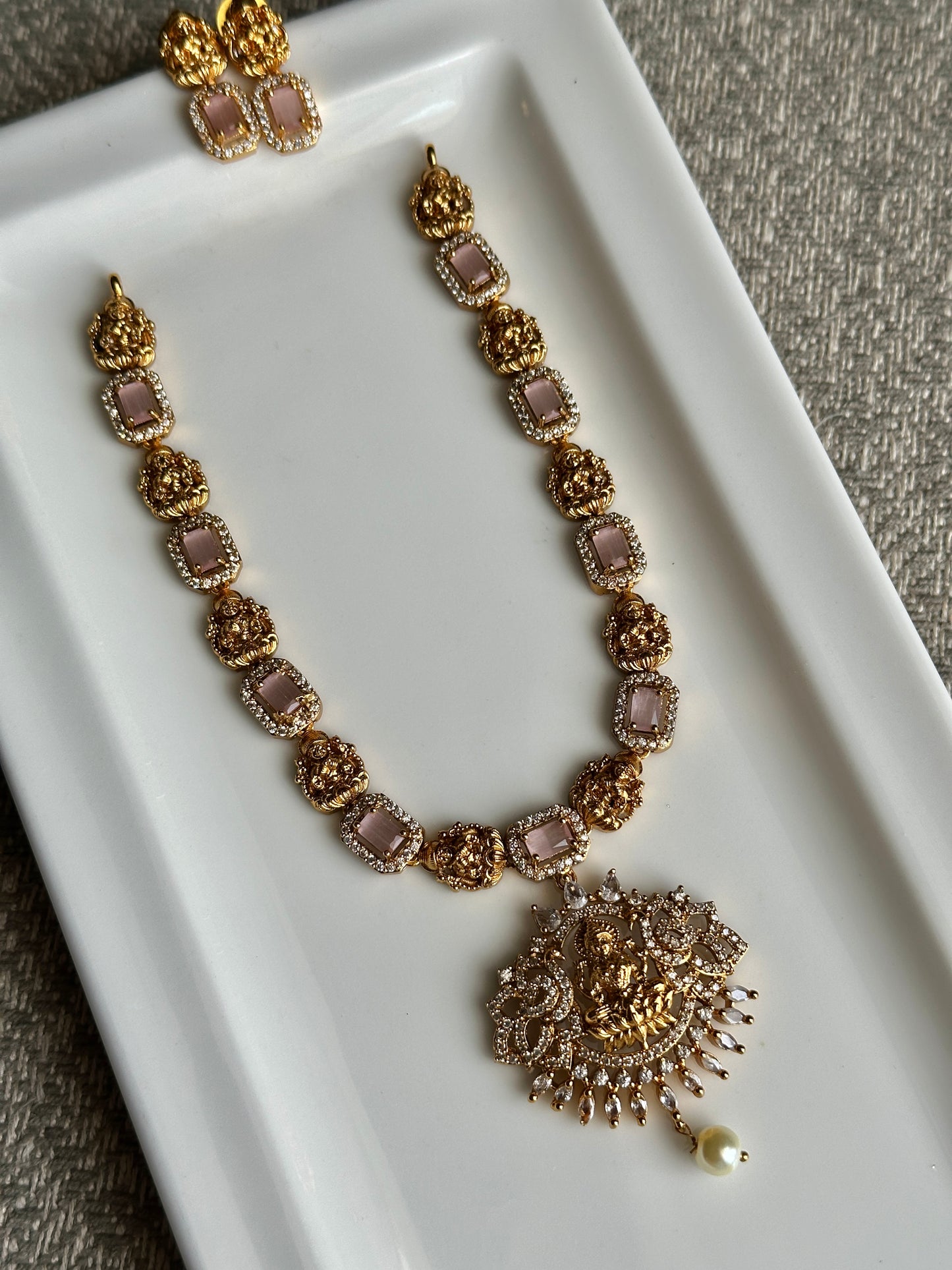 AD x Lakshmi Pendant Necklace