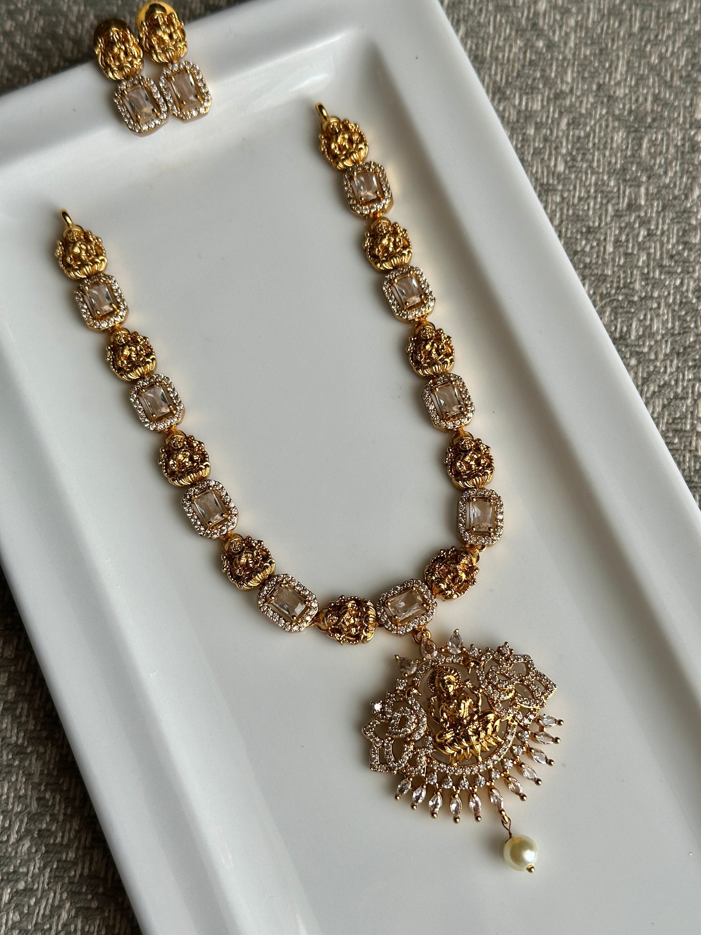 AD x Lakshmi Pendant Necklace