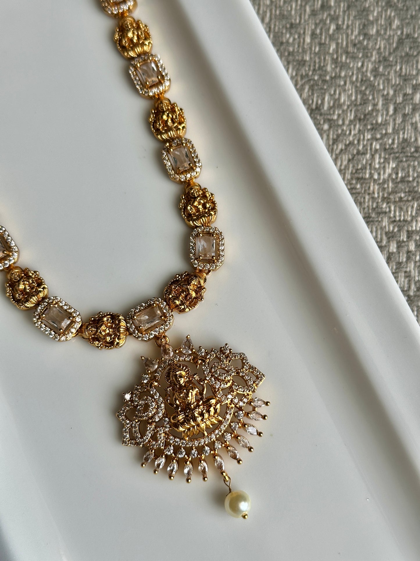 AD x Lakshmi Pendant Necklace