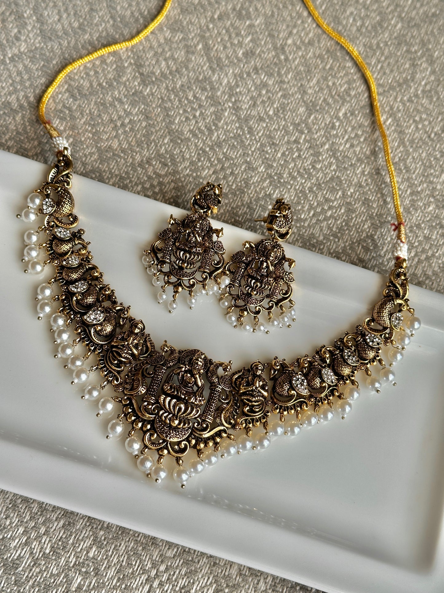 Vrindavan Bronze Necklace