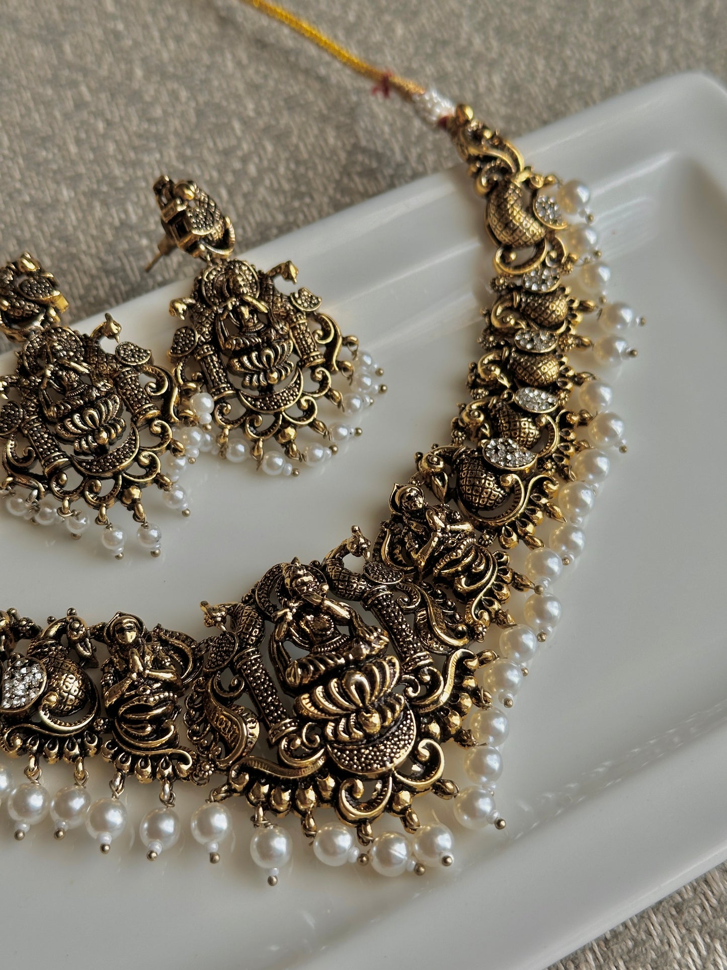 Vrindavan Bronze Necklace