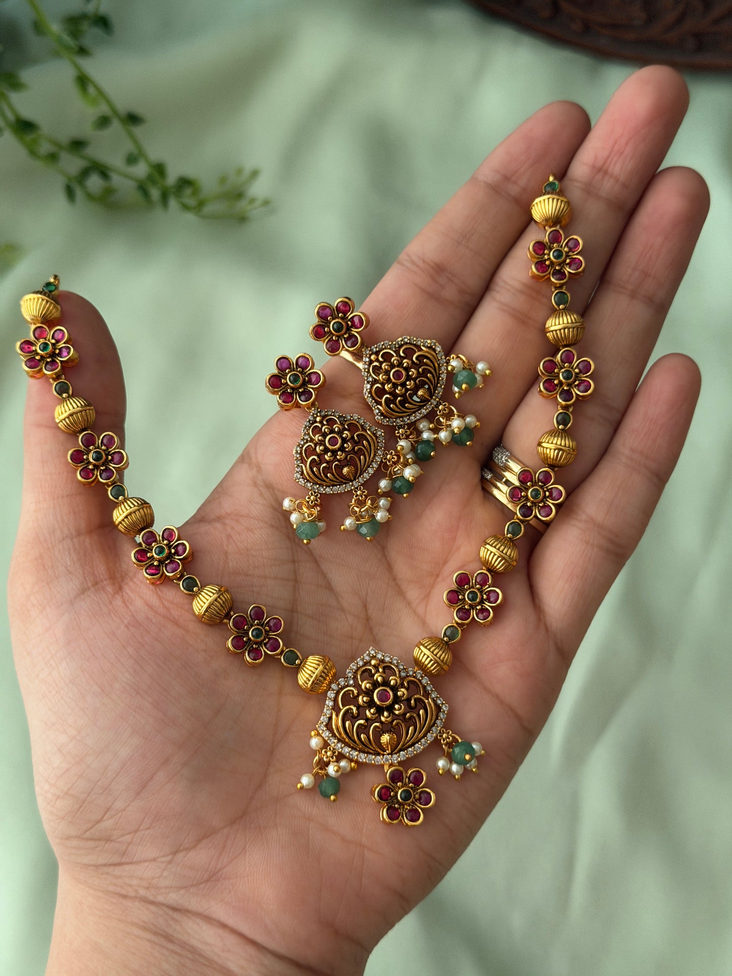 Anala Ruby Necklace