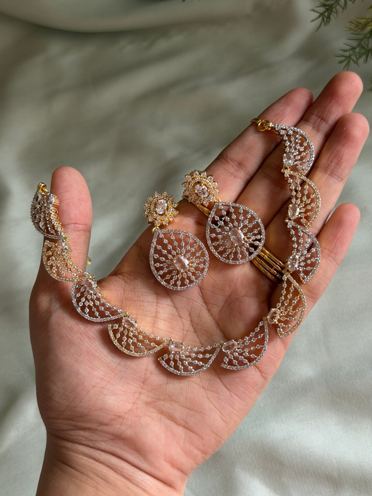 Dual Tone Matilda necklace