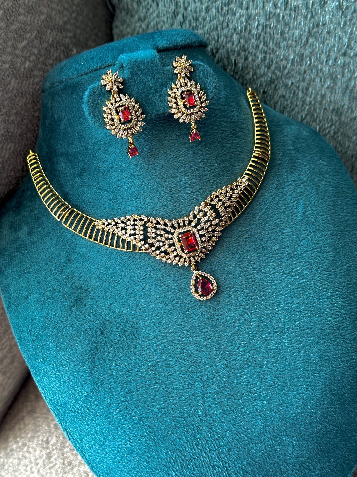 Natalia Uncut Diamond Necklace