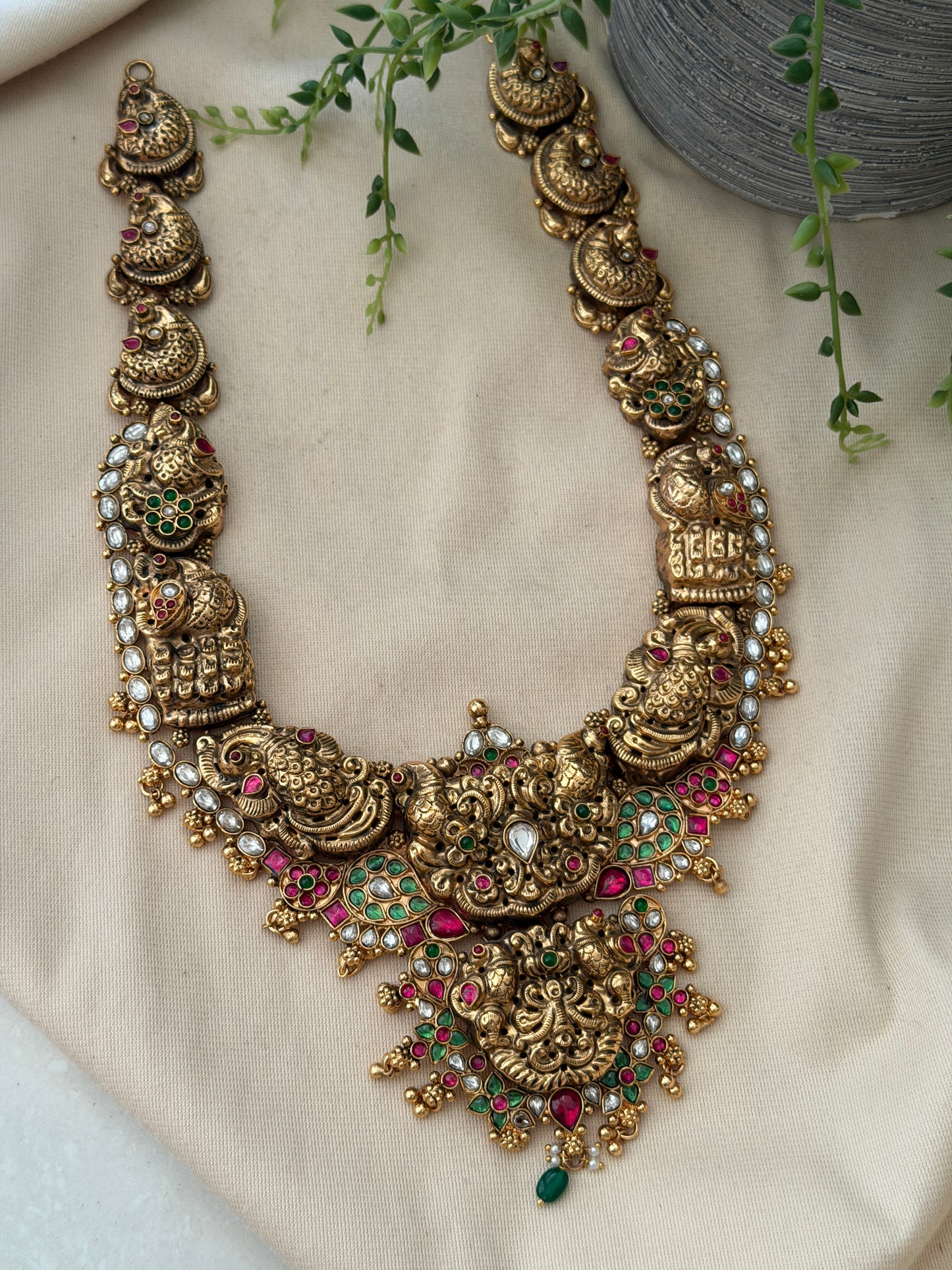 Kumudini 1Gm Gold Plated Haaram