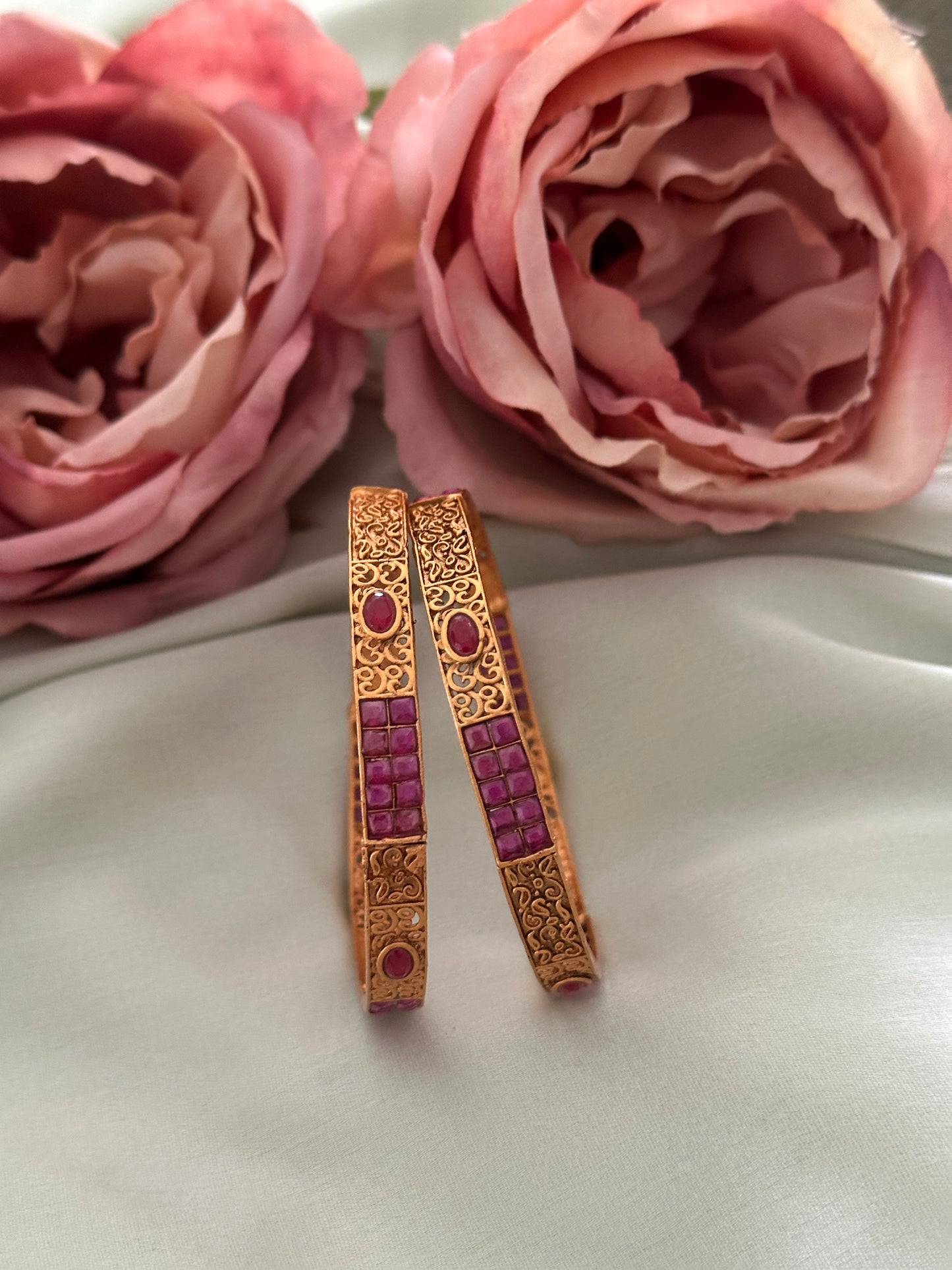 Premium Ruby bangles 2.4