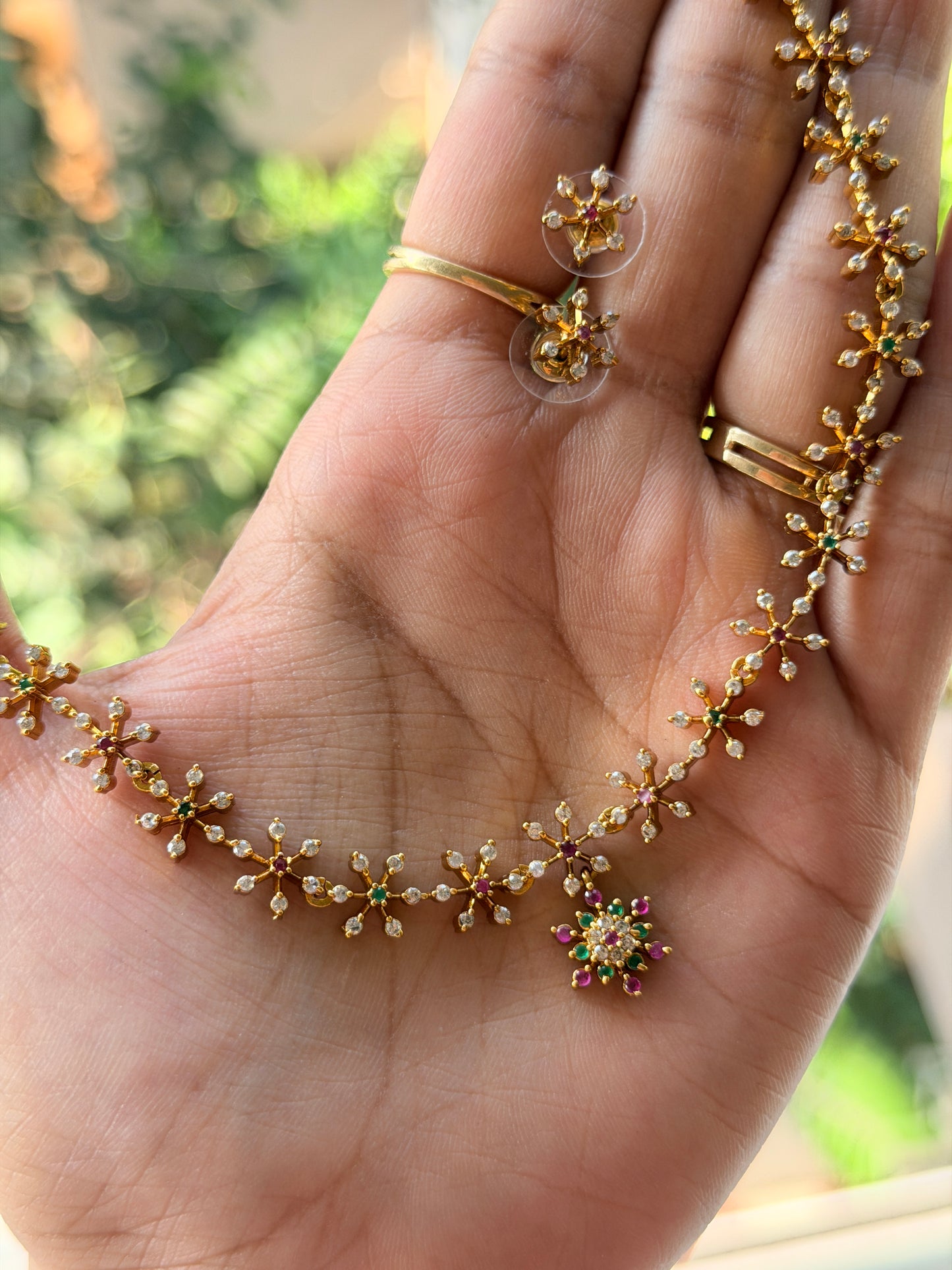 Siah Multi Diamond Necklace
