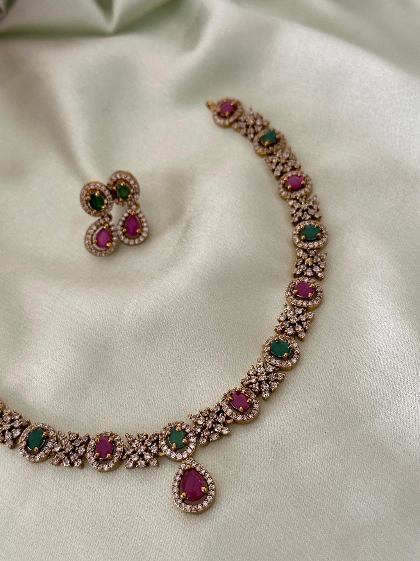 Deepanshi AD Necklace