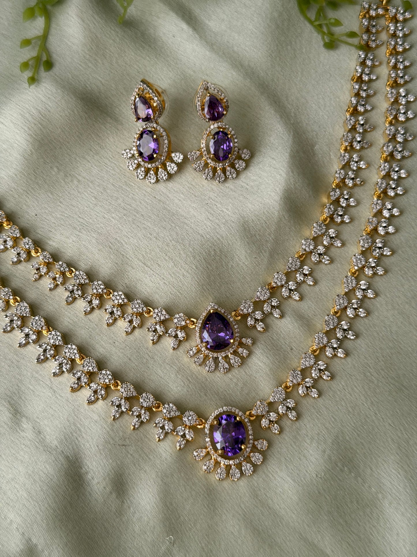 Anashima 2 Layer Diamond Necklace